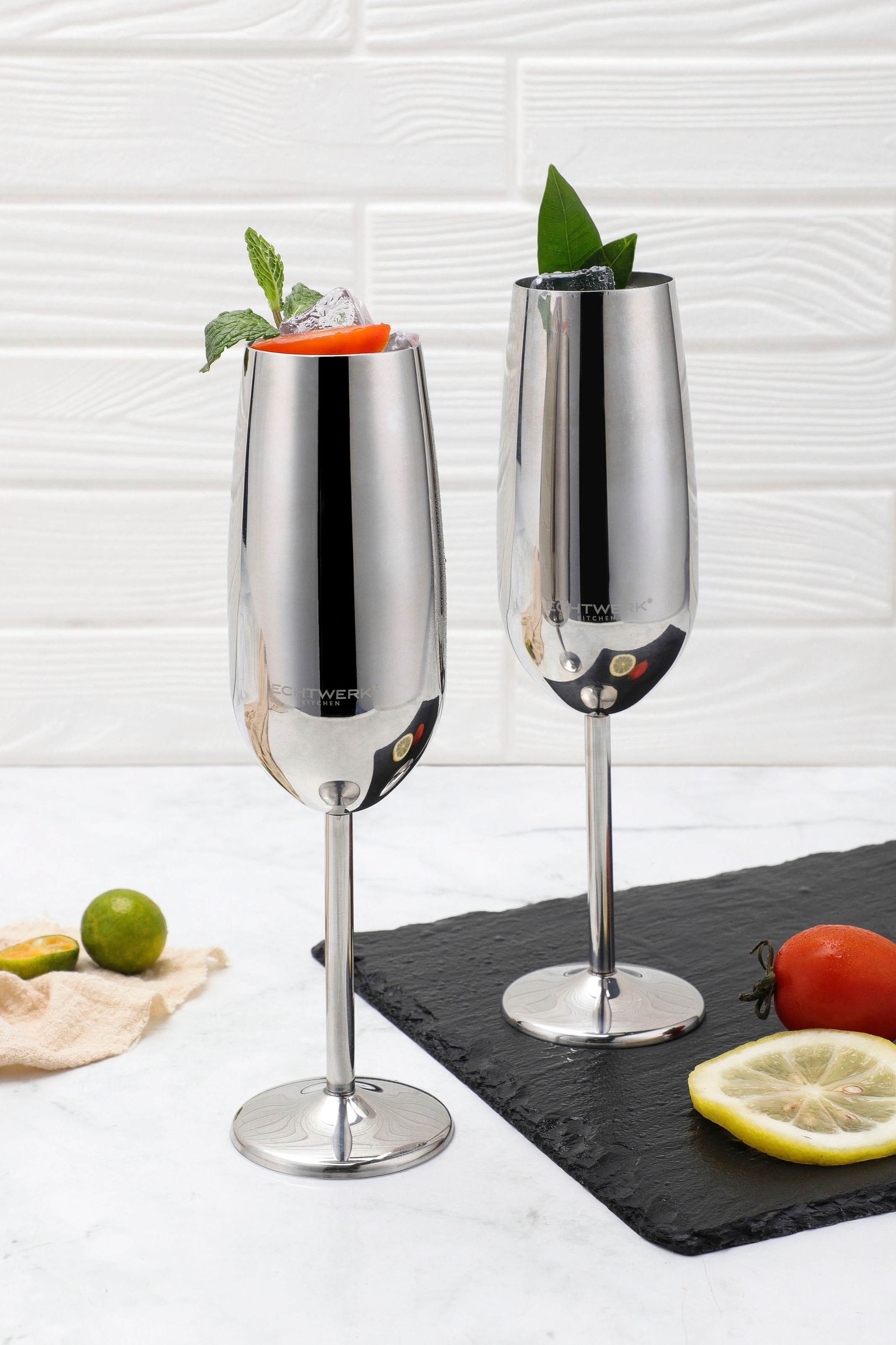 ECHTWERK Champagnerglas, (Set, 2 tlg.), Sektglas, Sektkelch, Champagnerkelc günstig online kaufen