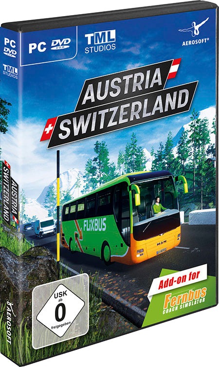 aerosoft Spielesoftware »Der Fernbus Simulator- AddOn Szenerie Österreich/Schweiz«, PC