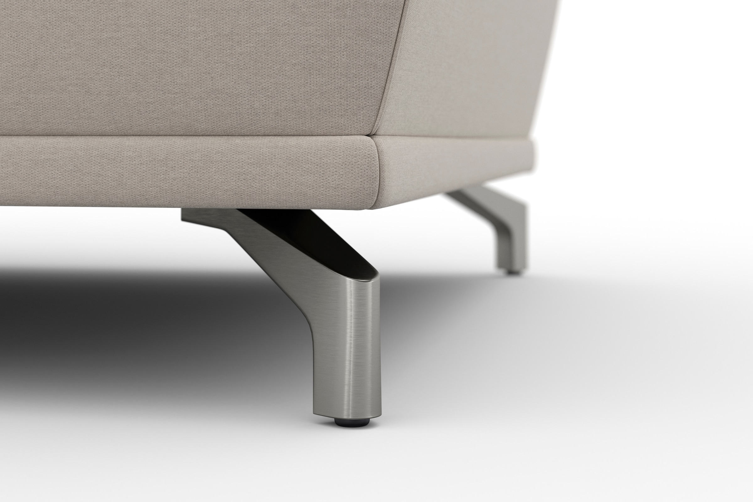 sit&more Ecksofa »Cabrio L-Form, mit Sitztiefenverstellung, Arm- und Kopfteilverstellung«, 3 Nierenkissen, Federkern, optional Bettfunktion und Stauraum