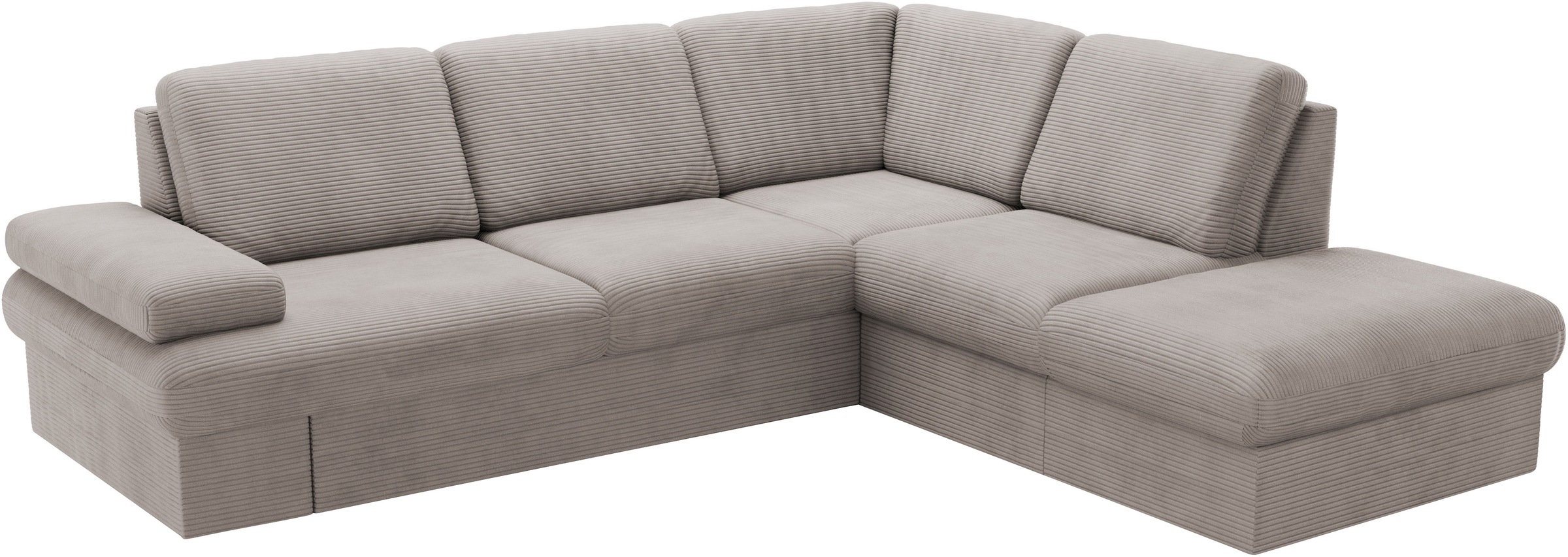sit&more Ecksofa »Moreno L-Form, B: 238 cm«, mit Armteilverstellung, optional Bettfunktion