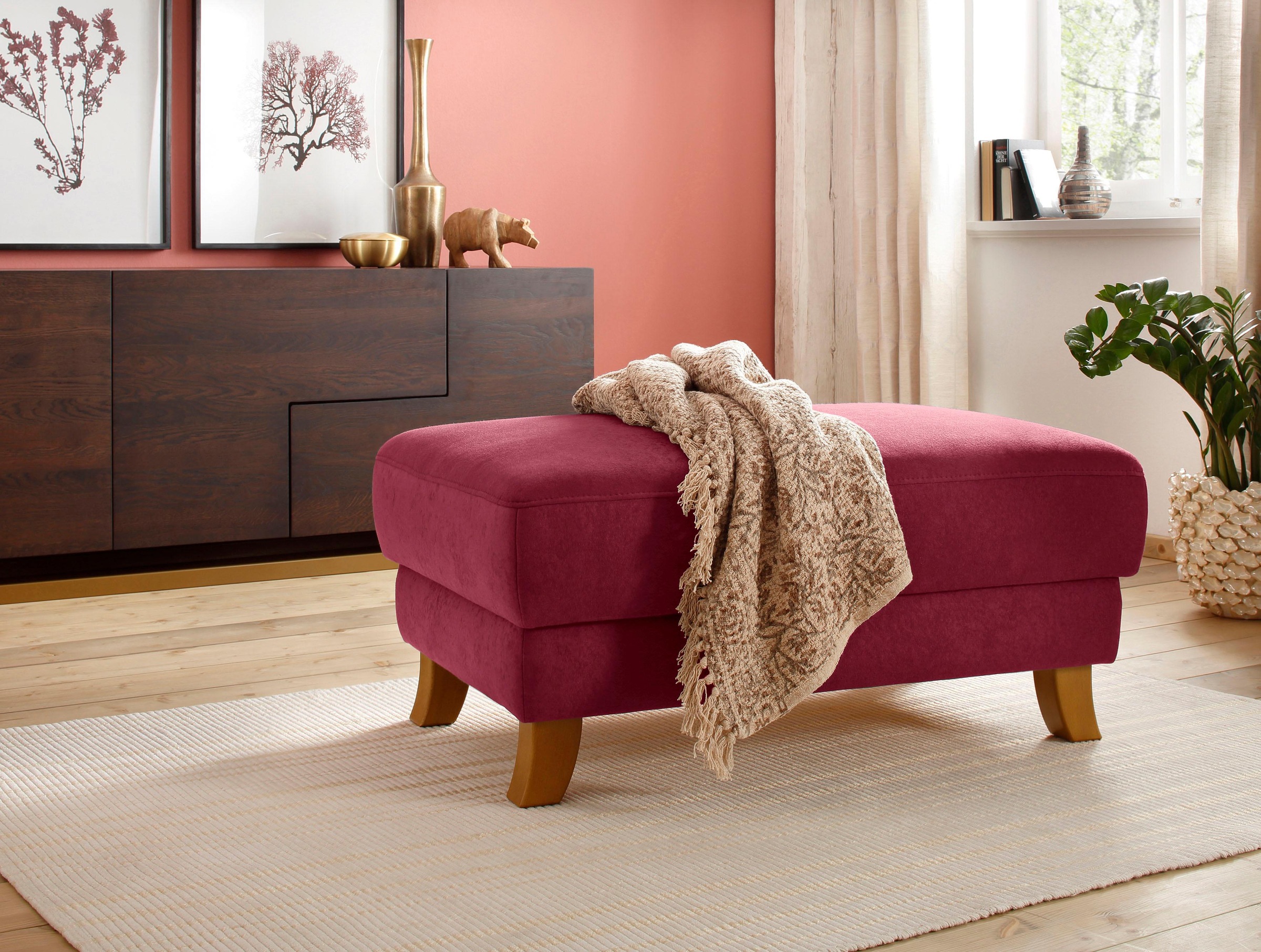 Home affaire Hocker »Trondheim«, mit Stauraum und Federkern