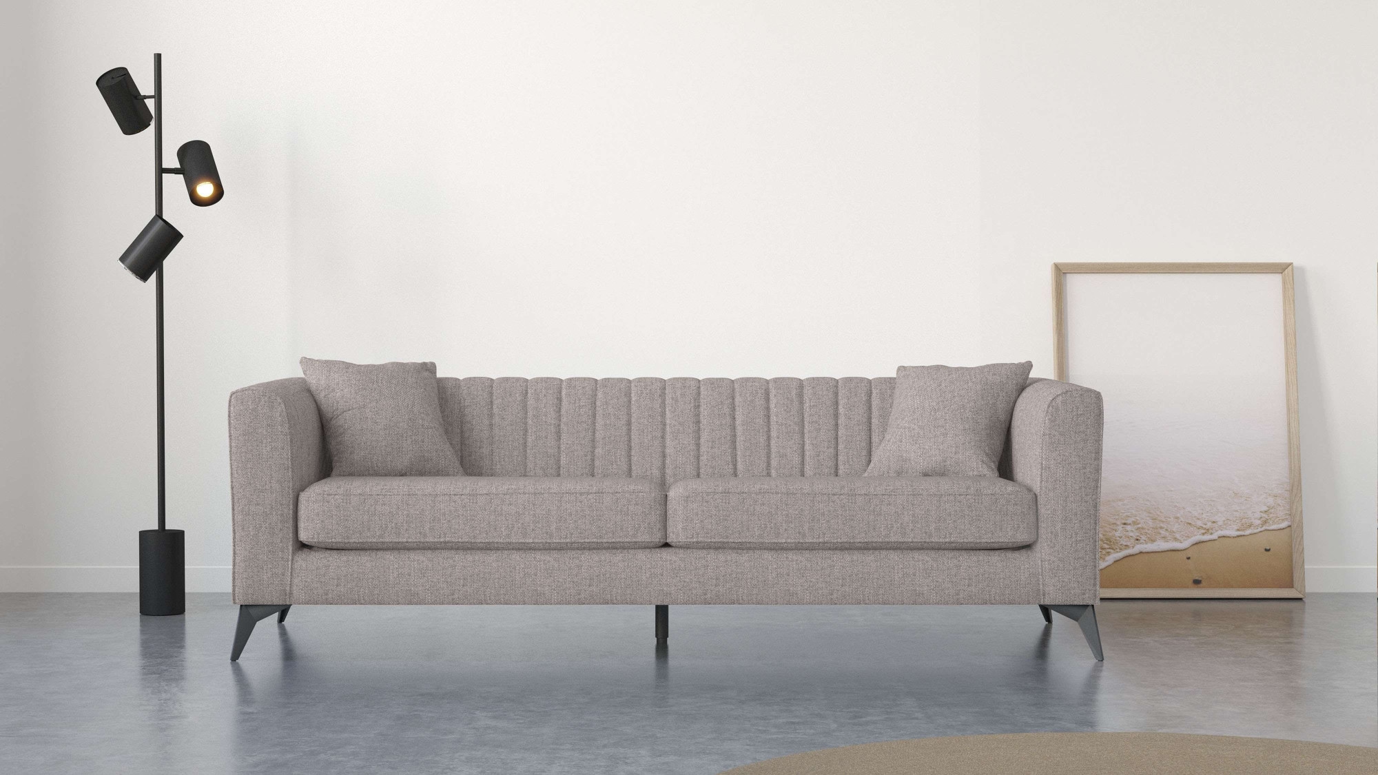 Home affaire 4-Sitzer »MATTHEW elegantes Designsofa, Maße B/T/H: 231/86/74 günstig online kaufen