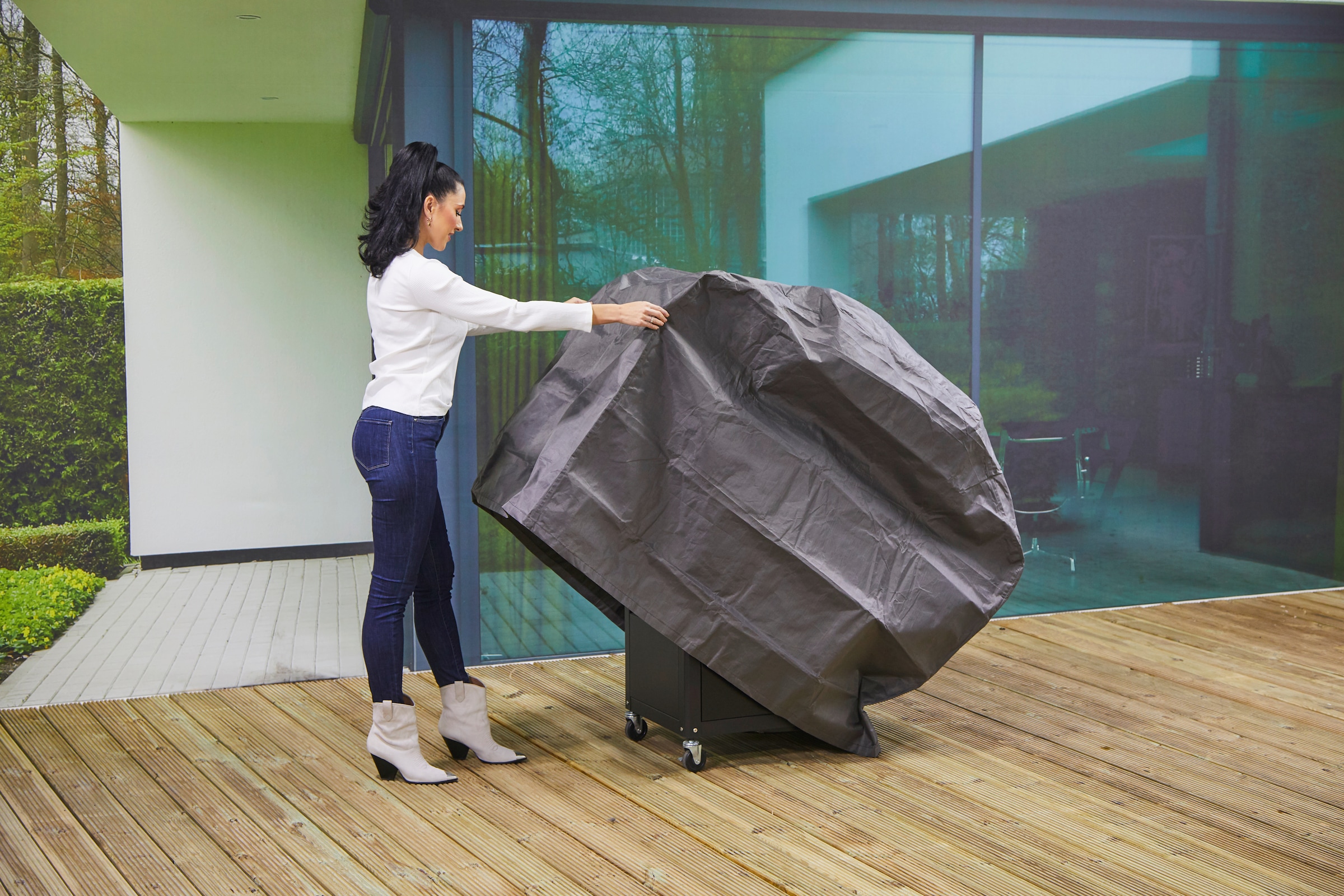 winza outdoor covers Grill-Schutzhülle »Outdoor Cover«, wasserdicht, UV beständig, 100 % recycelbar, 195x70x110 cm