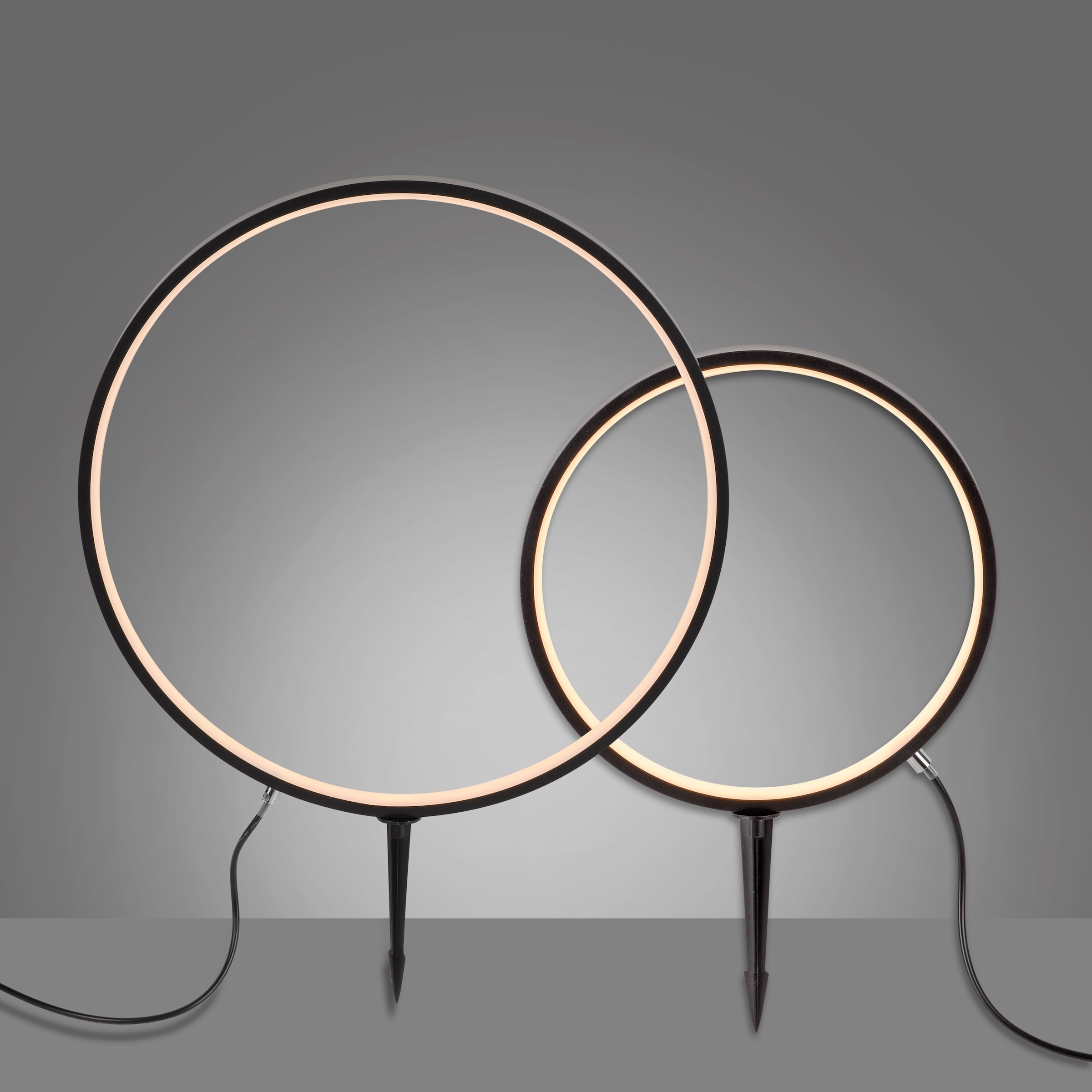 JUST LIGHT Gartenleuchte »ZIRKULU Set«, 1 flammig, Leuchtmittel LED-Board | LED fest integriert, LED l IP65
