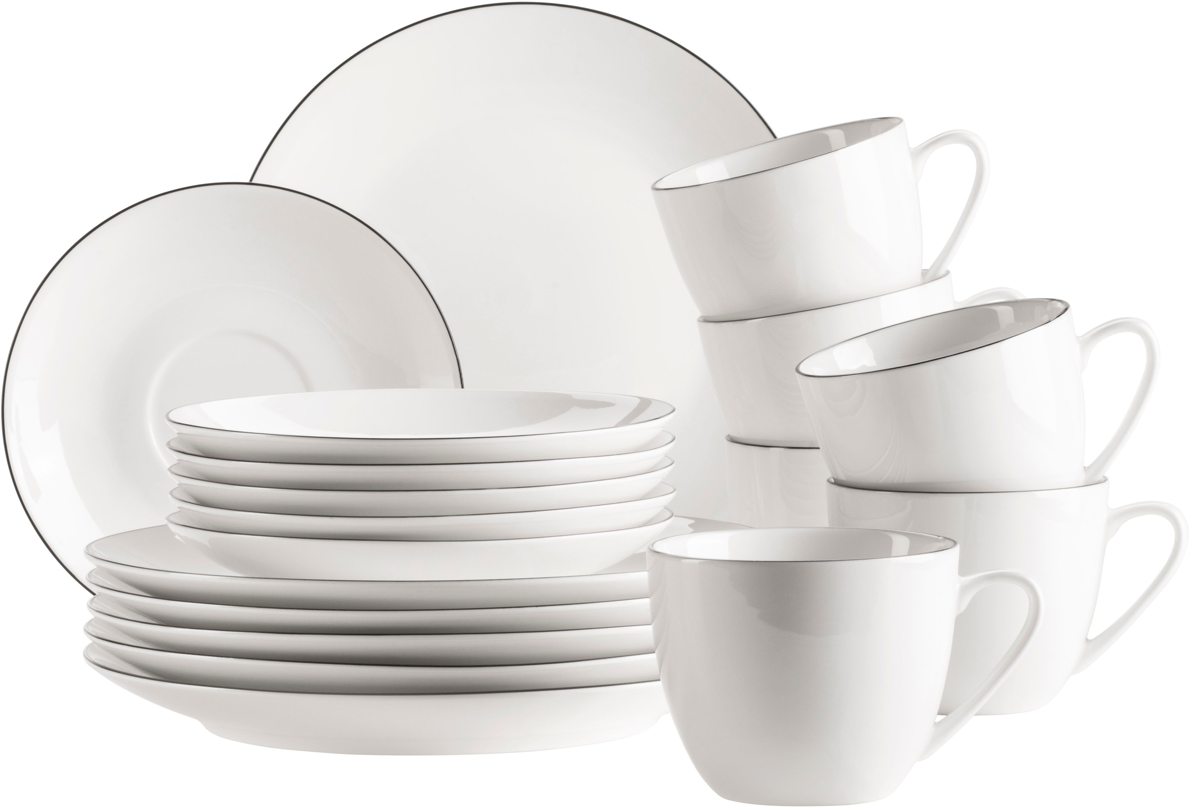 MÄSER Kaffeeservice »FELISE, Kaffeeservice, Porzellan« Geschirr-Set, Servic günstig online kaufen
