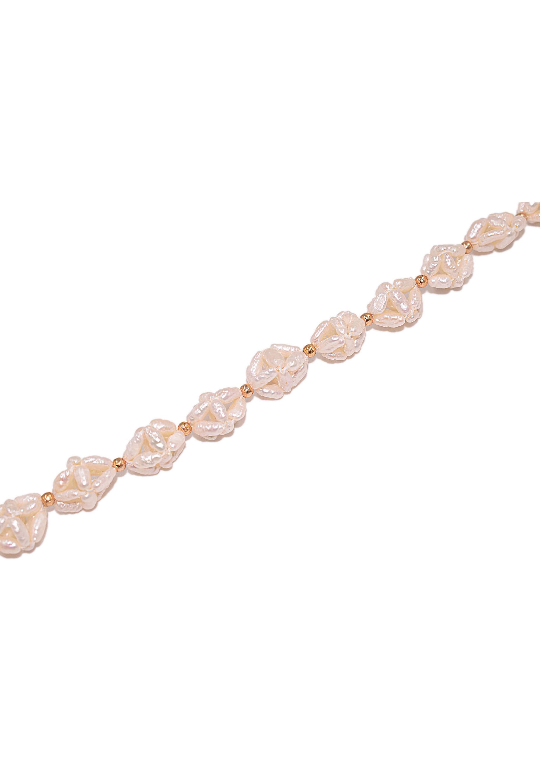Firetti Armband »Schmuck Geschenk Armschmuck Armkette Wovenball«, Made in Germany - mit Süßwasserzuchtperle