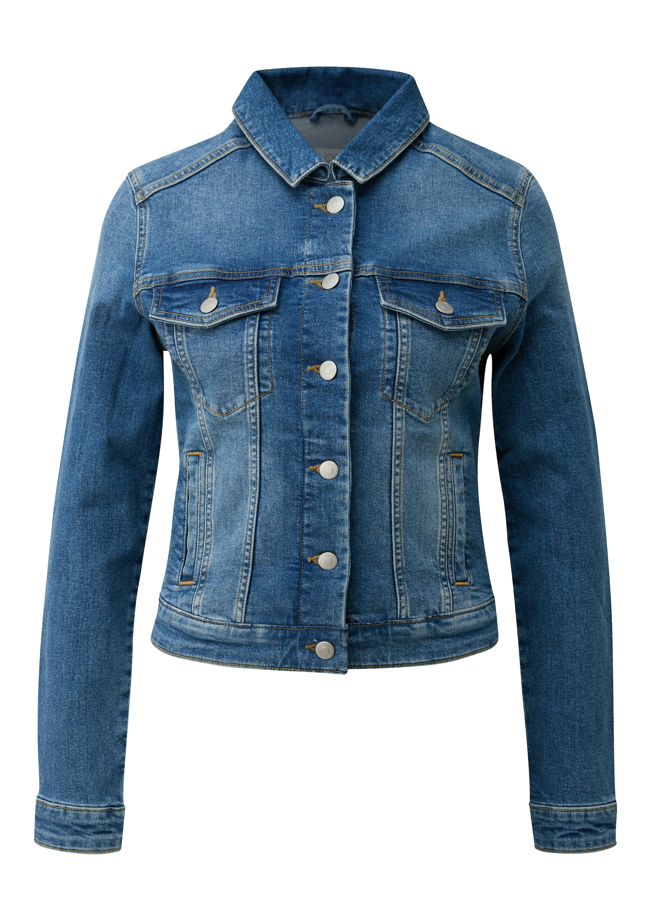 QS Jackenblazer mit Knopfleiste und Stretch