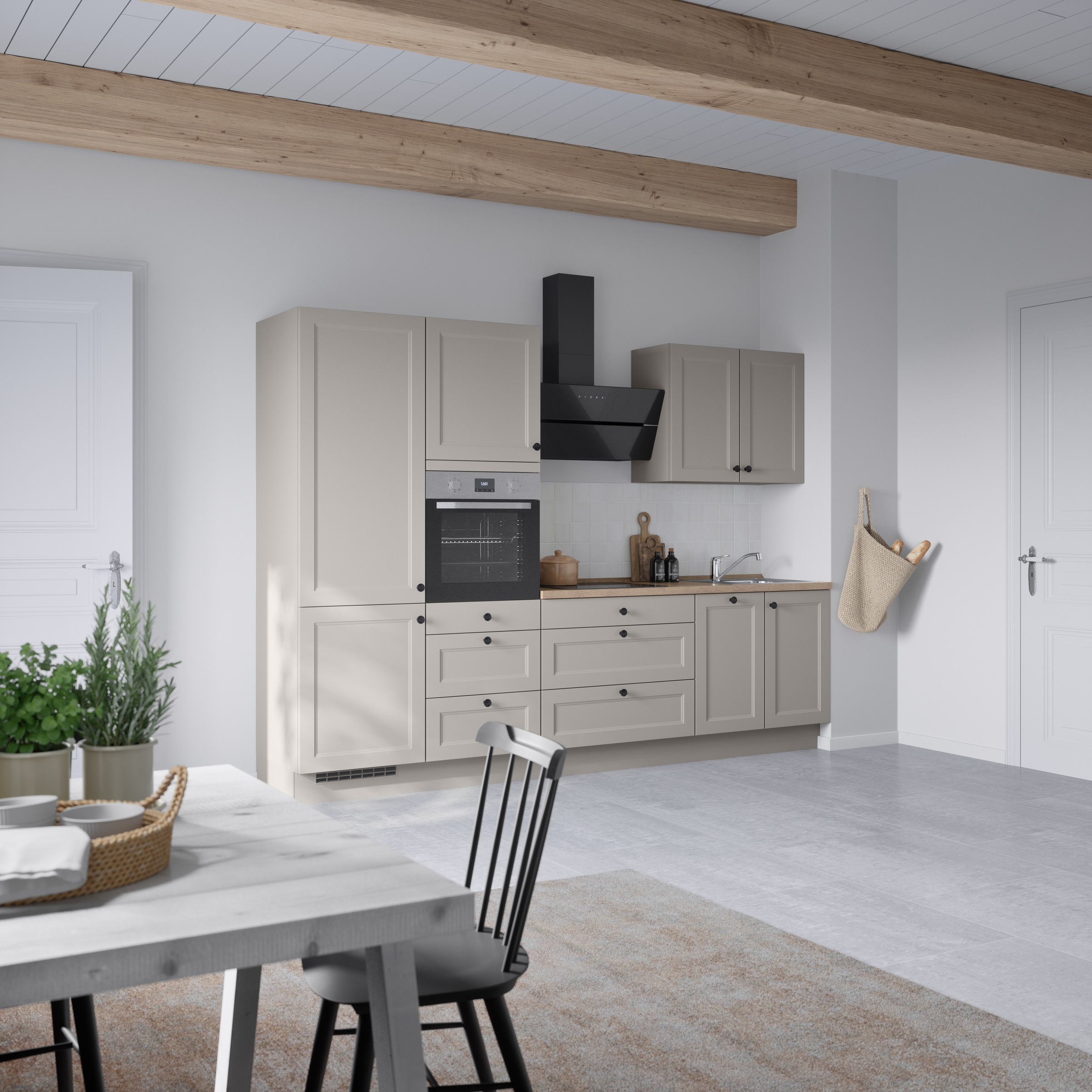 nobilia® Küchenzeile »"Cascada II"« vormontiert, Breite 300 cm, Ausrichtung wählbar, wahlw. mit E-Geräten