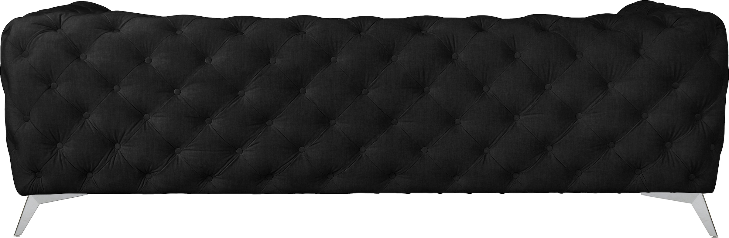 Leonique Chesterfield-Sofa »Glynis«, aufwändige Knopfheftung, moderne Chesterfield Optik, Fußfarbe wählbar