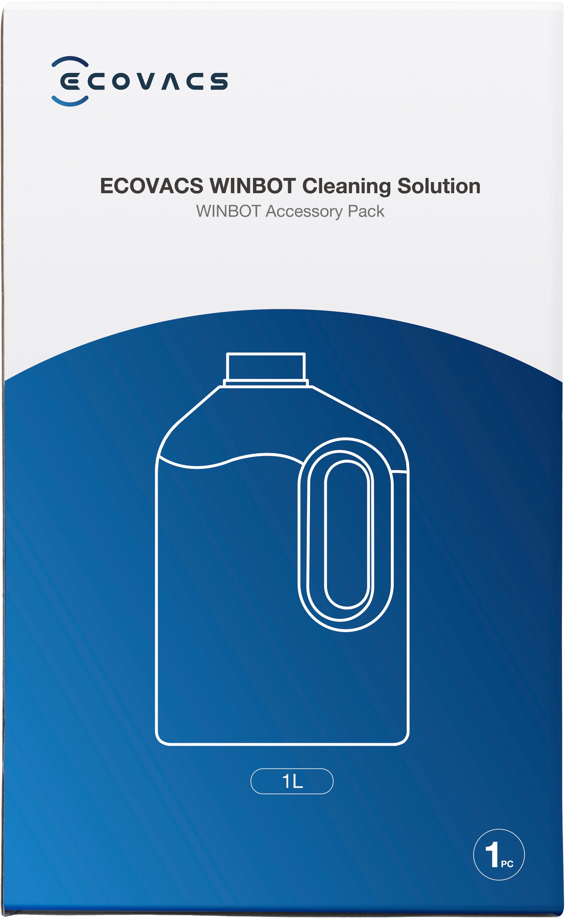ECOVACS Reinigungskonzentrat »Reinigungslösung 1L«, für Fensterreinigungsroboter