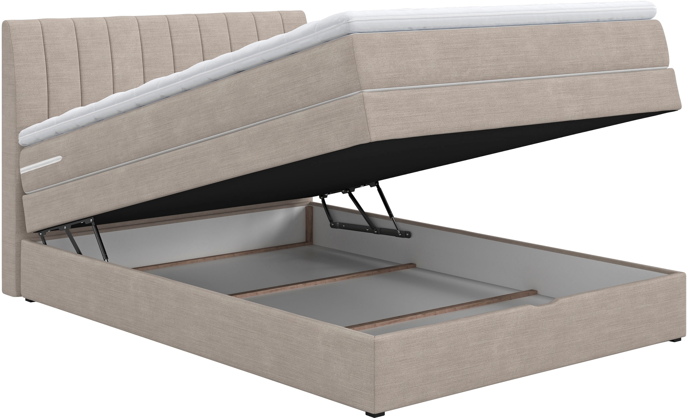 COTTA Boxspringbett »Shark inkl. Bettkasten und Topper«, erhältlich in den Breiten 140x200cm, 160x200cm und 180x200cm