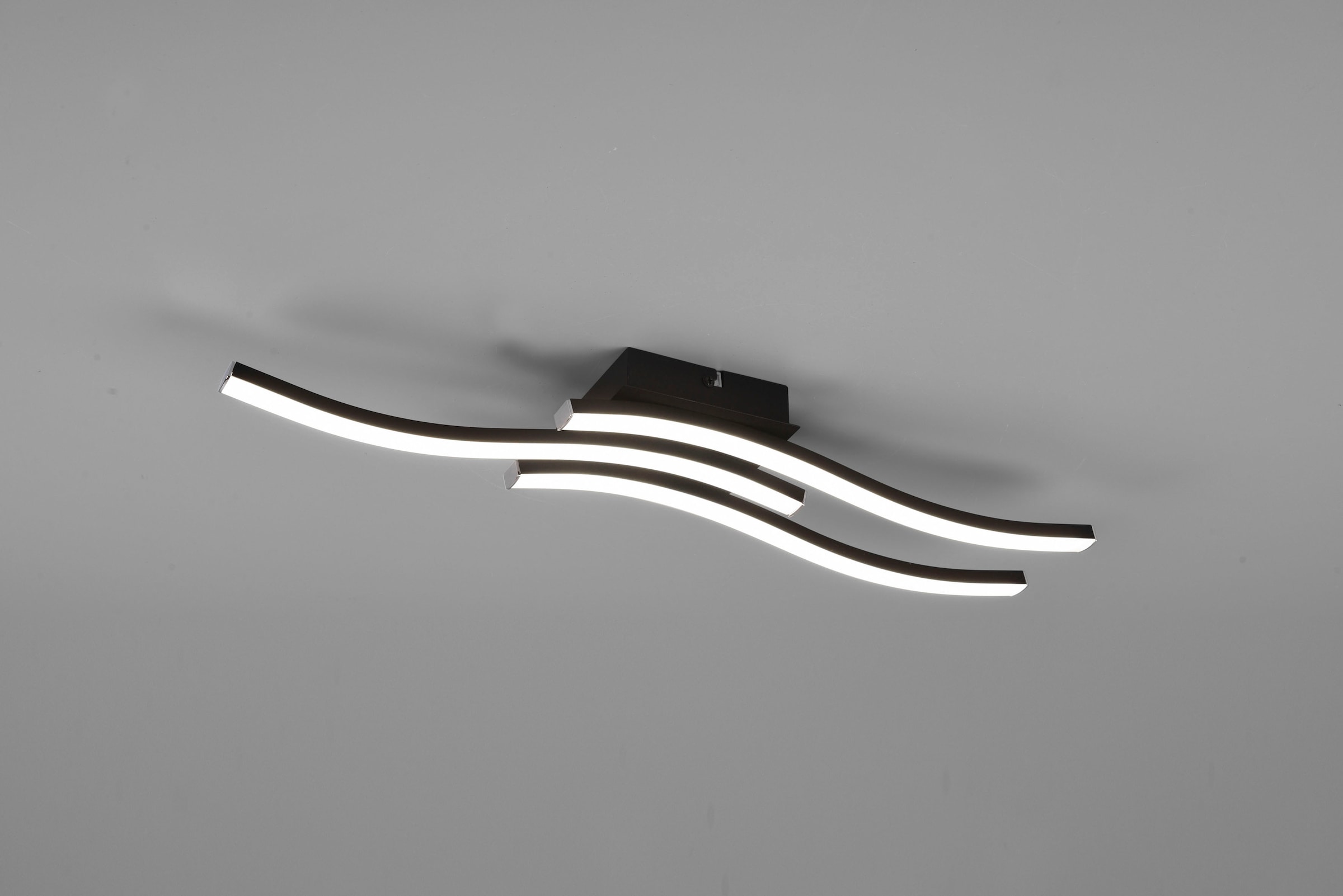 REALITY Leuchten LED Deckenleuchte »Route«, 3 flammig, Leuchtmittel LED-Modul | LED fest integriert, moderne Deckenlampe 3-flammig, LEDs mit 3x 500 Lumen