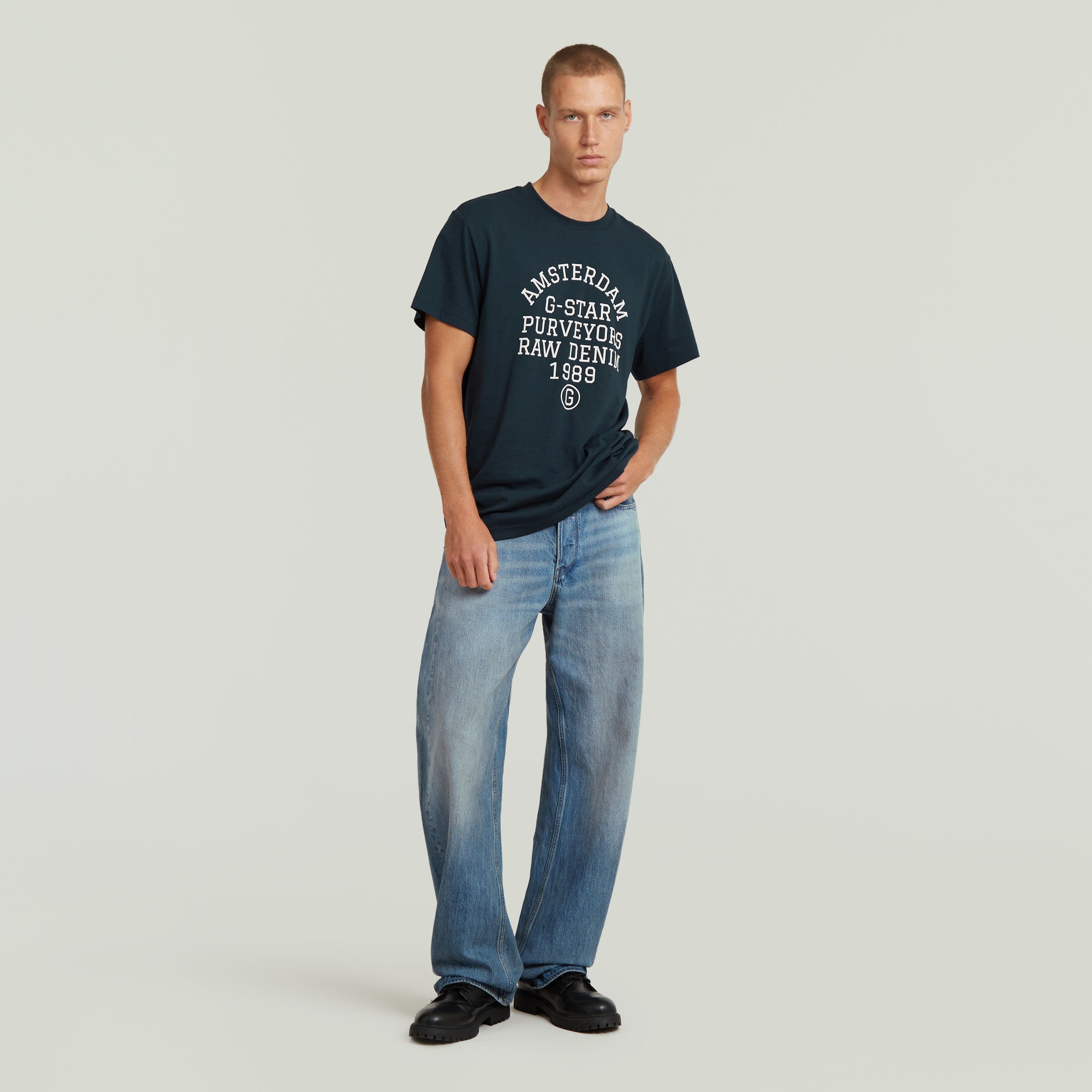 G-STAR T-Shirt »Purveyors« mit Rundhals, Frontprint