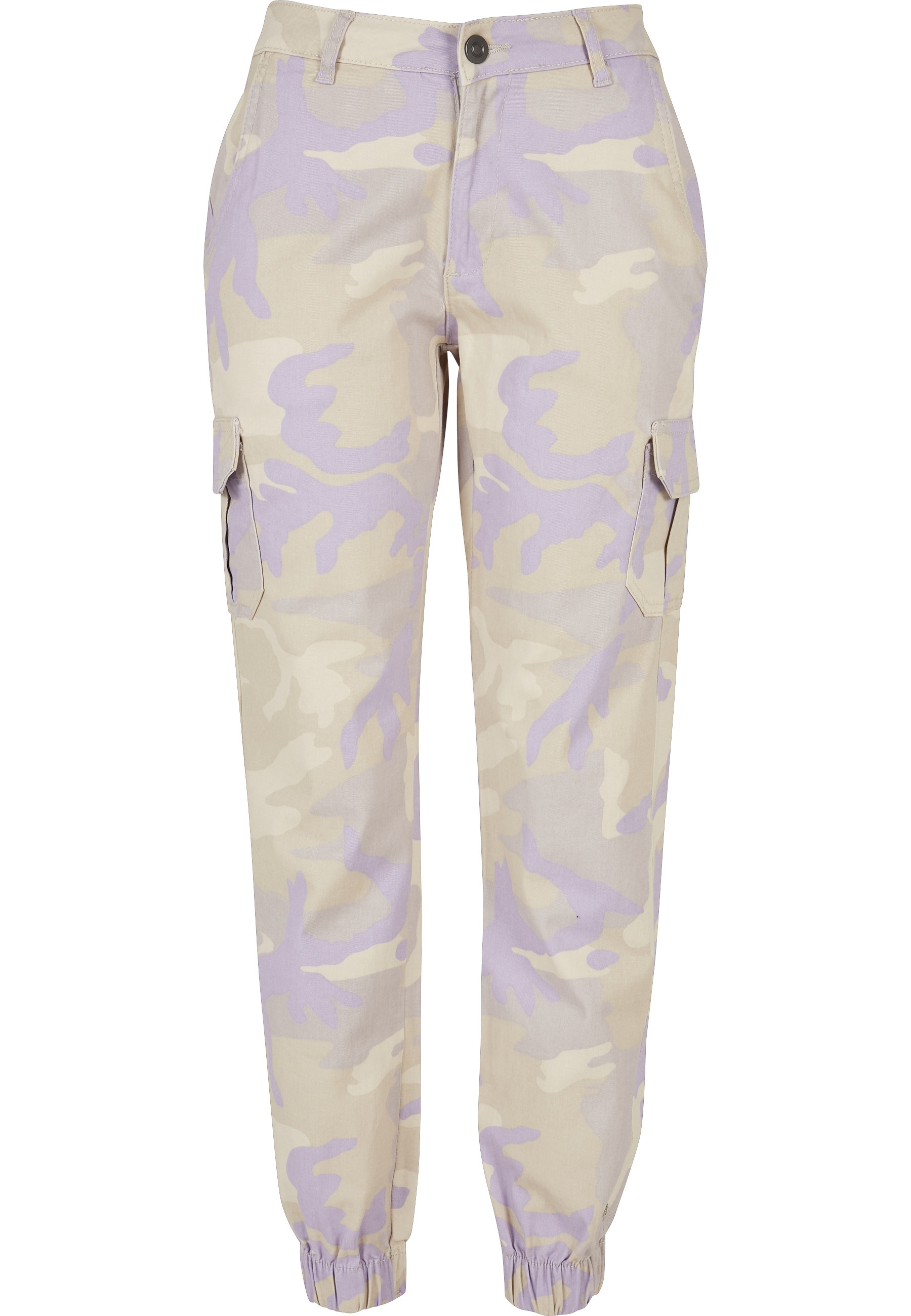 URBAN CLASSICS Cargohose »Urban Classics Damen Ladies High Waist Camo Cargo Pants«