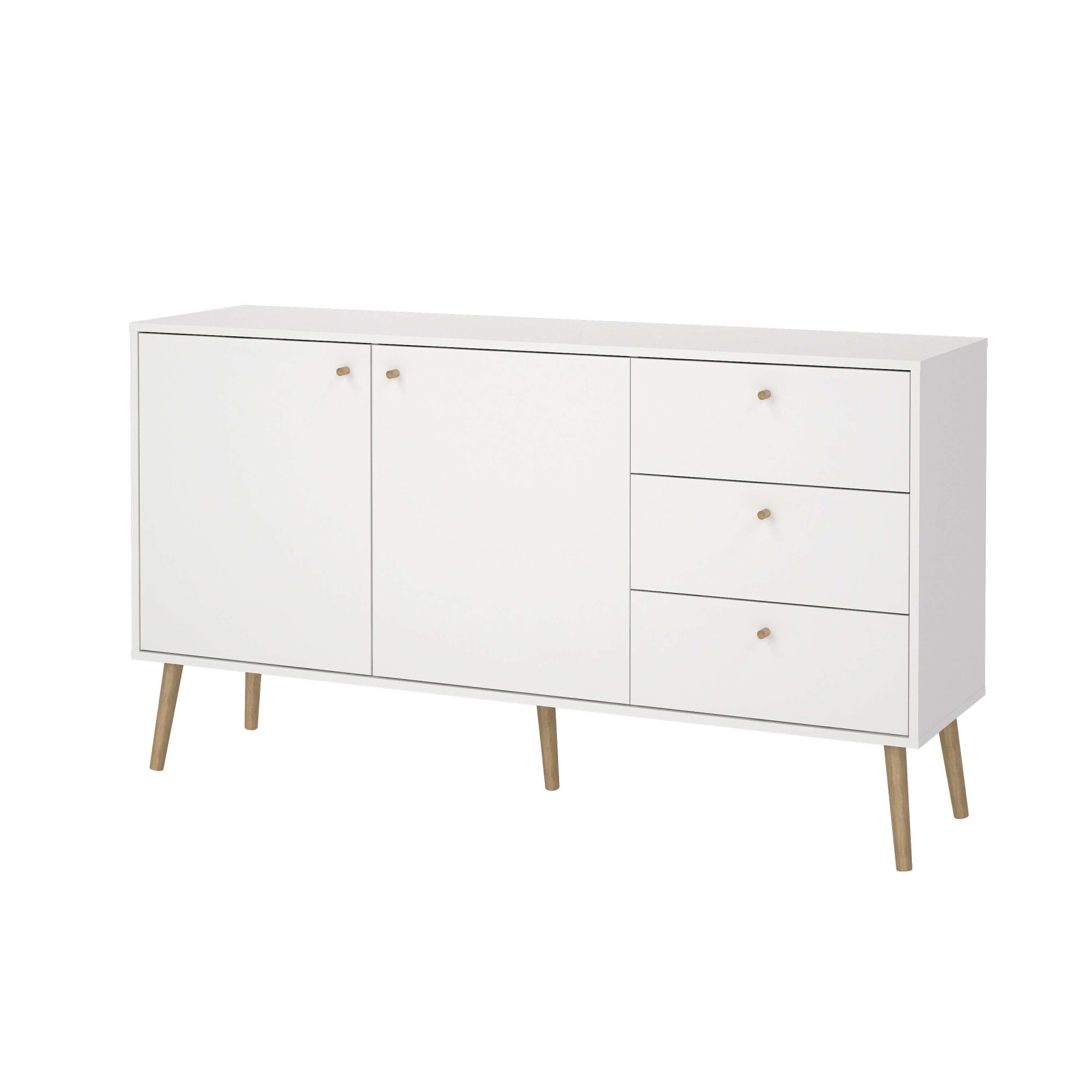 andas Sideboard »Bodo, Aufbewahrung, Schubladenschrank, Sideboard,«, Kommode mit 2 Türen, 3 Schubladen, Breite 147 cm