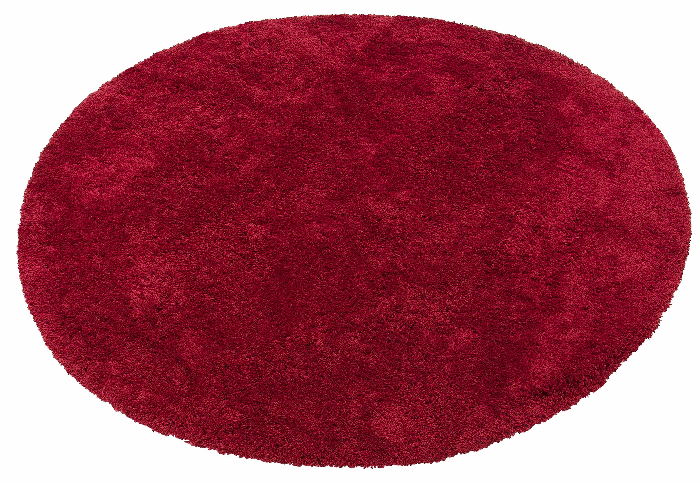 my home Teppich »Desner«, rund, 38 mm Höhe, Microfaser, Hochflor Teppiche, Wohnzimmer, Schlafzimmer, Kinderzimmer