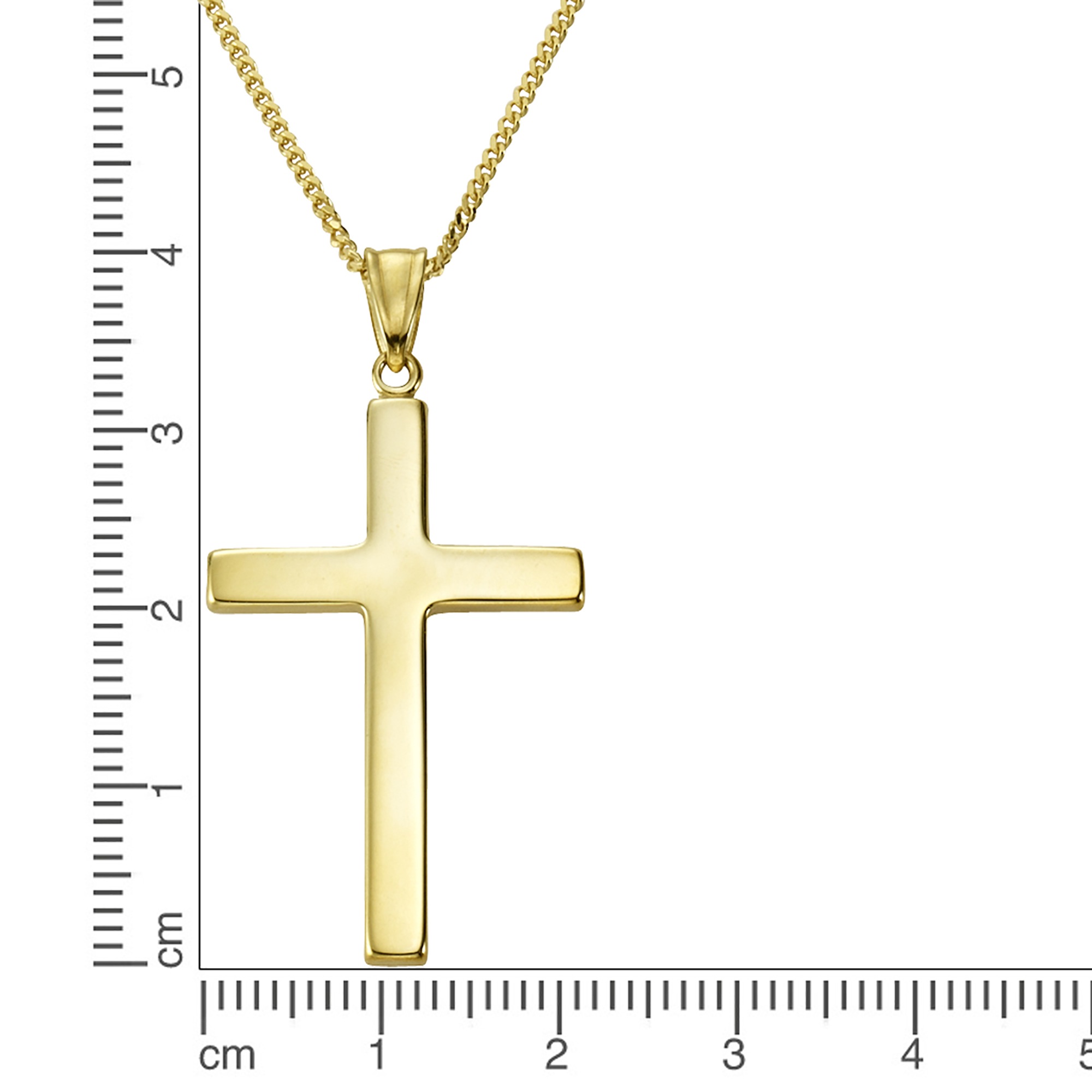Fascination by Ellen K. Kette mit Anhänger »Gold 333 mit Motiv Kreuz«