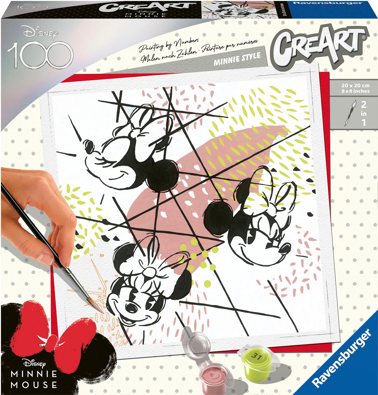 Ravensburger Malen Nach Zahlen Creart Disney Minnie Mouse Minnie