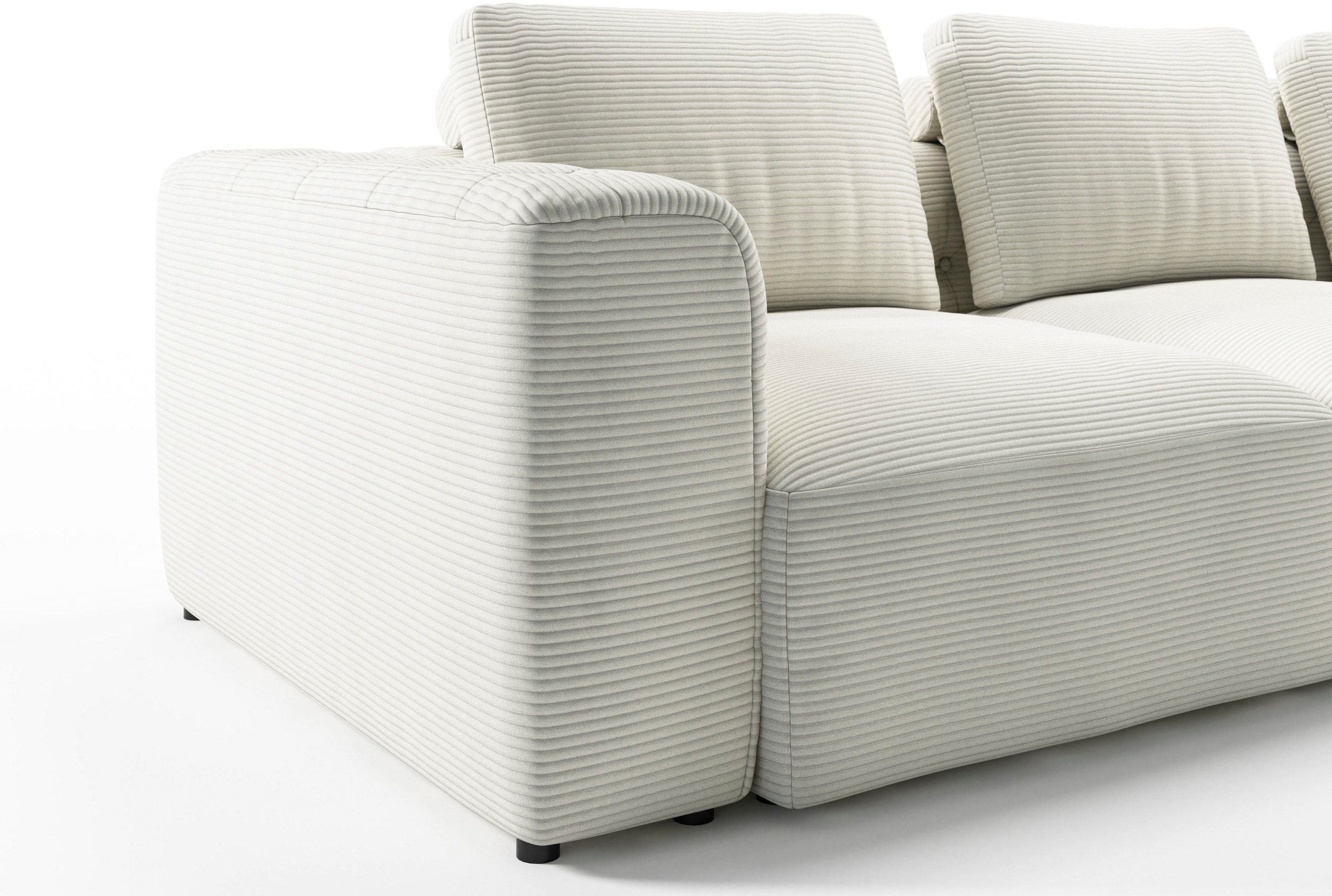 RAUM.ID 2-Sitzer »Cushid«, Modulsofa, bestehend aus 2 Teilen, Breite 218 cm