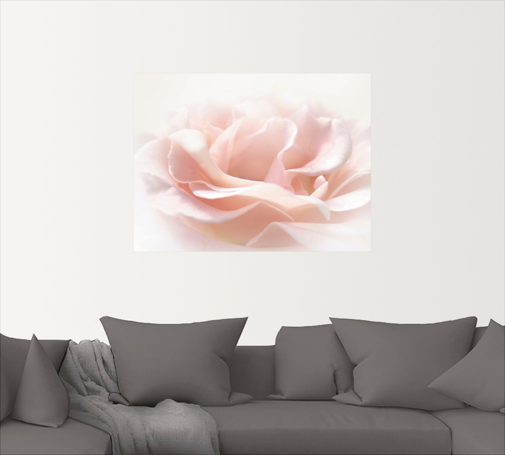 Artland Wandbild »Rose I«, Blumen, auf versch. Poster als in oder Größen Raten Leinwandbild, St.), kaufen Alubild, (1 Wandaufkleber