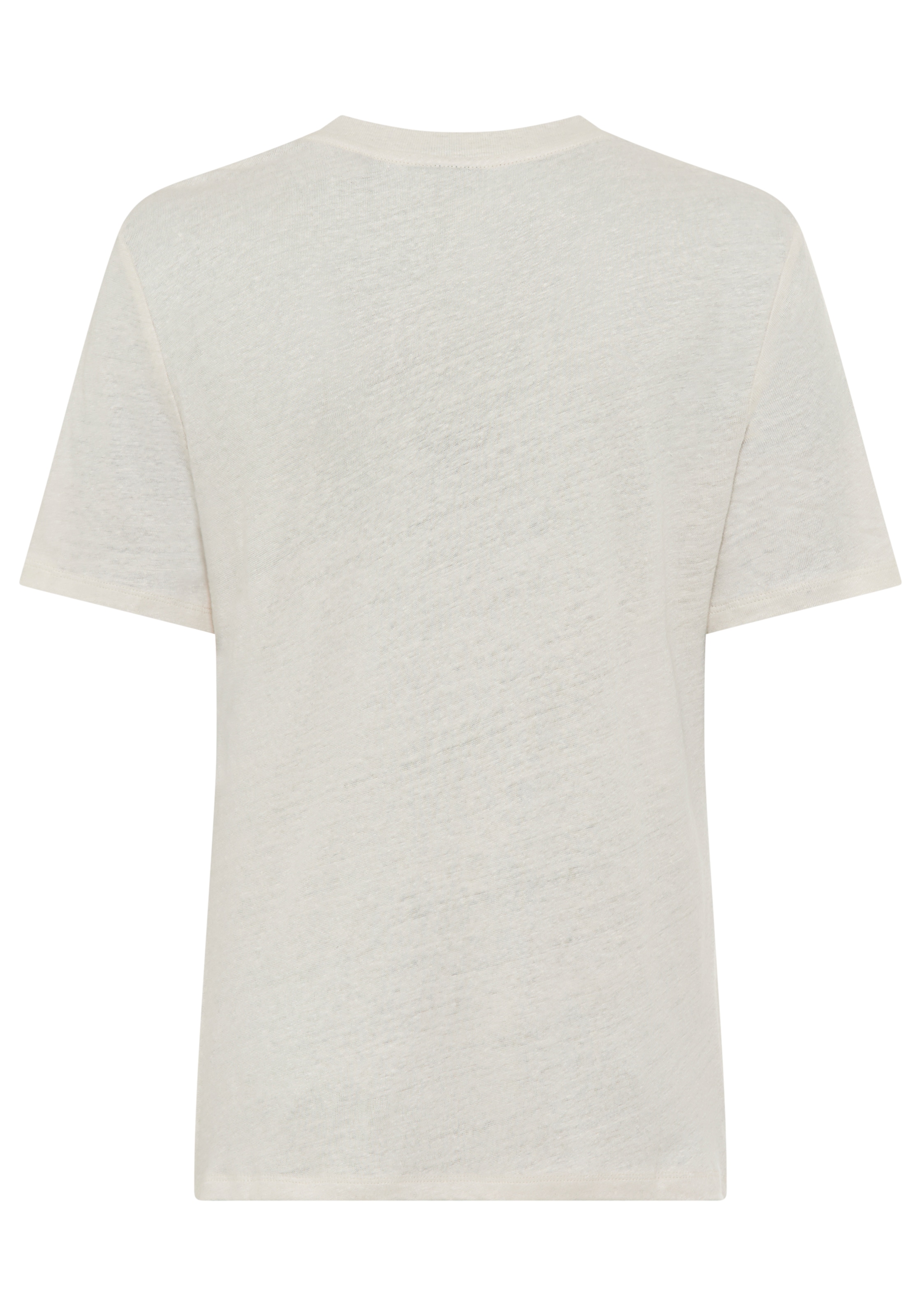 BOSS ORANGE T-Shirt »Ela Premium Damenmode« aus Leinen, V-Ausschnitt
