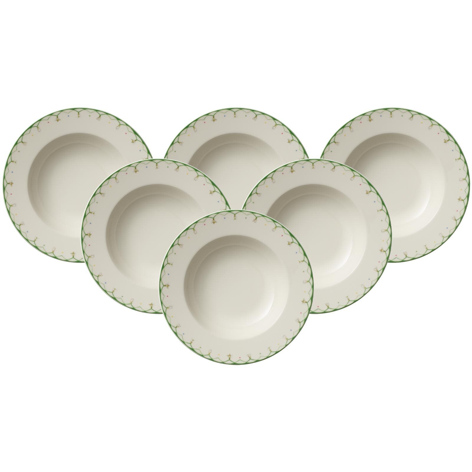 Villeroy & Boch Suppenteller »Suppenteller Colourful Spring ø 24,7 cm 6er S günstig online kaufen
