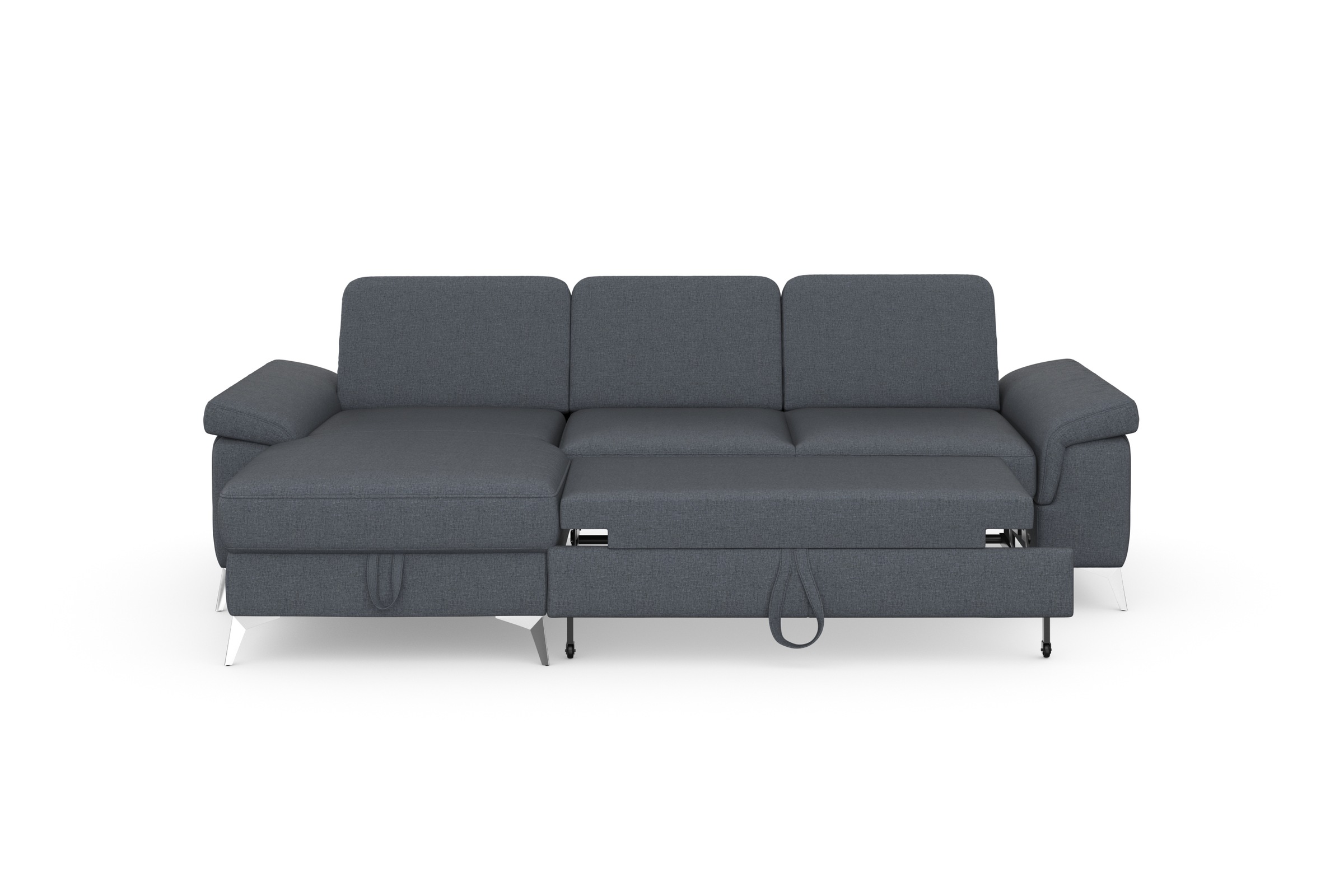 sit&more Ecksofa »Padua L-Form«, inklusive Sitztiefenverstellung, Armteilfunktion und Federkern