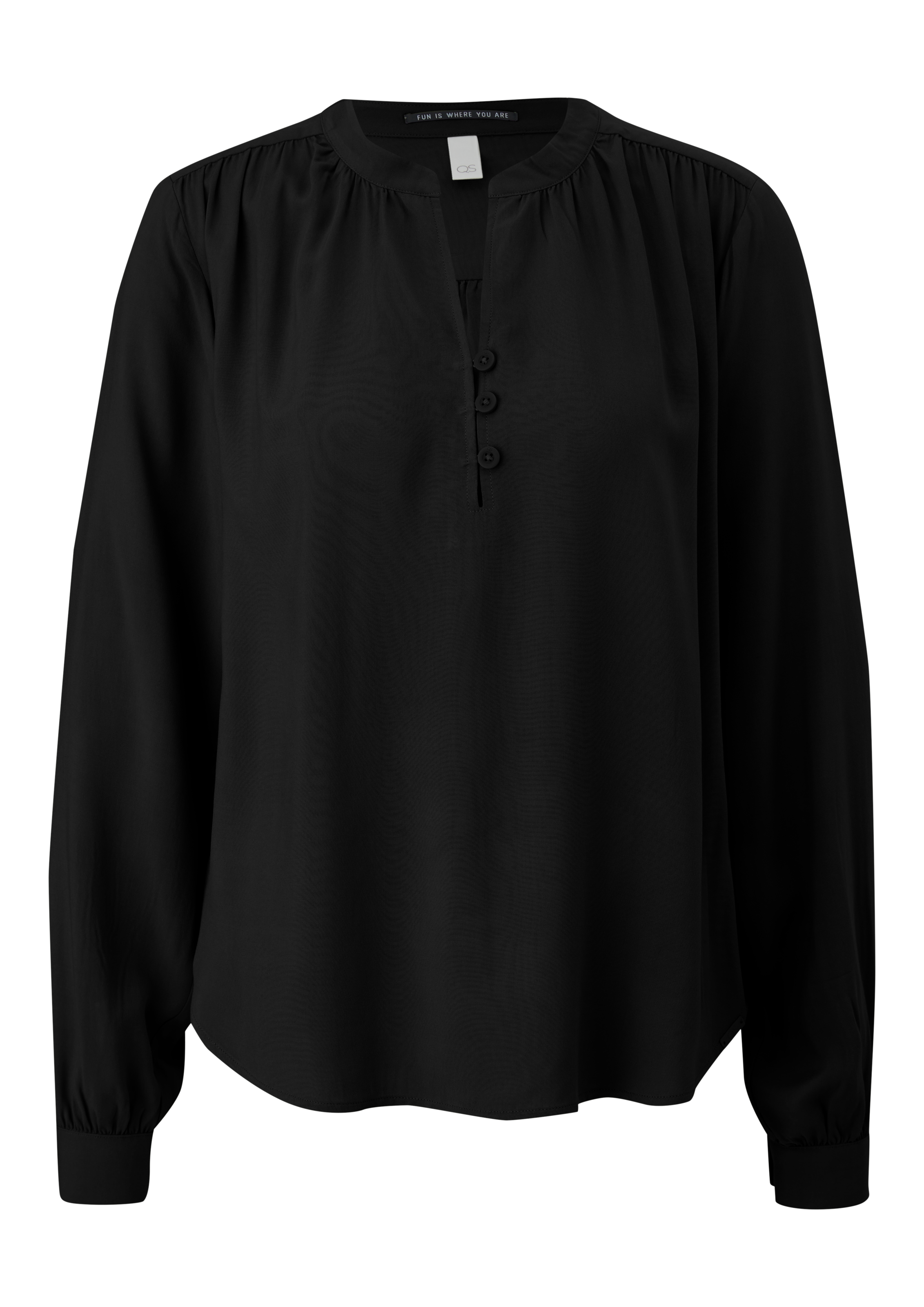 QS Langarmbluse mit Manschetten