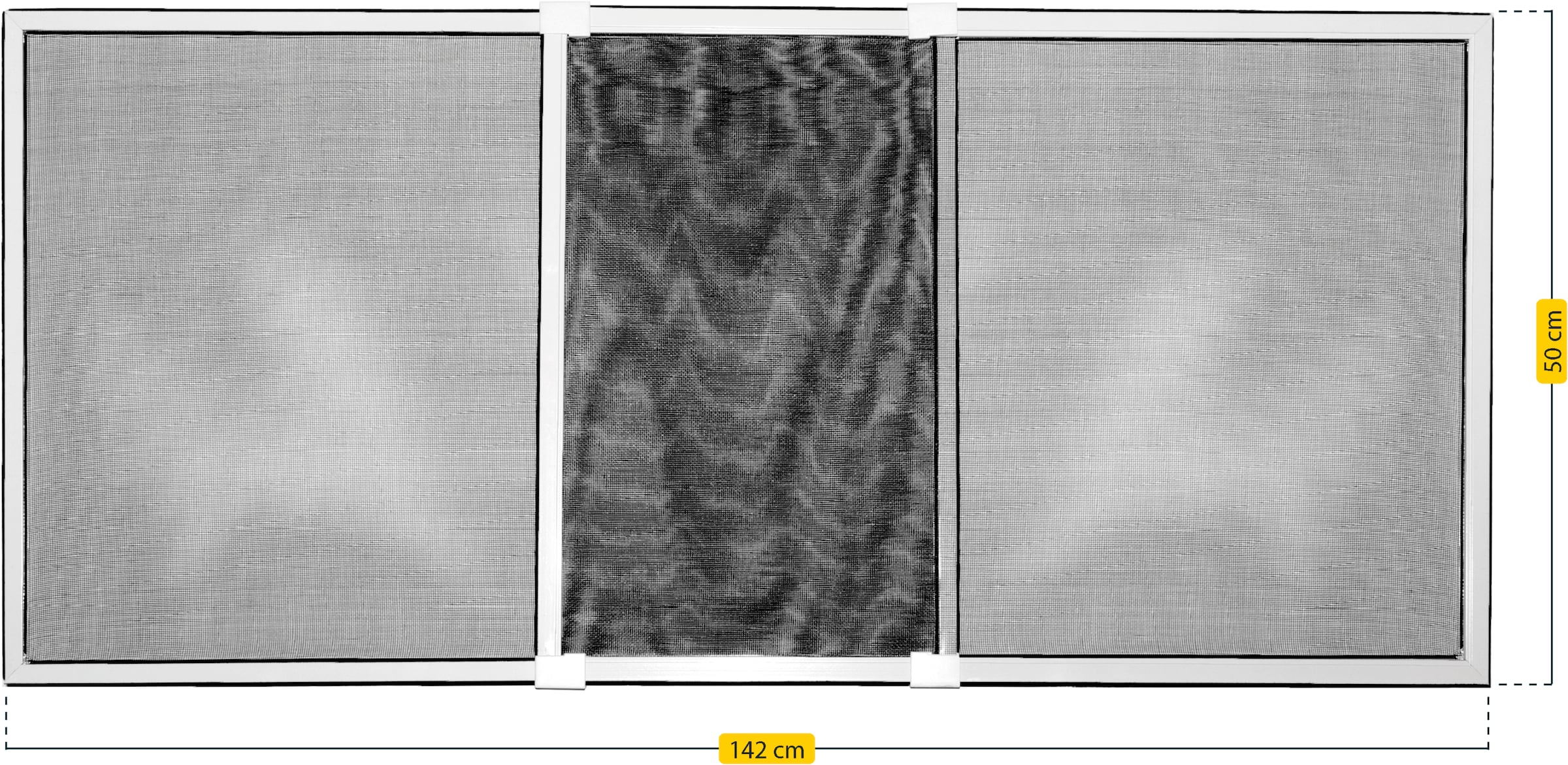 SCHELLENBERG Insektenschutz-Fensterrahmen »ausziehbares Fliegengitter Schiebefenster mit Rahmen« 1 Stk. tlg. 50 x 75 - 142 cm oder 75 x 100 -193 cm, weiß und anthrazit