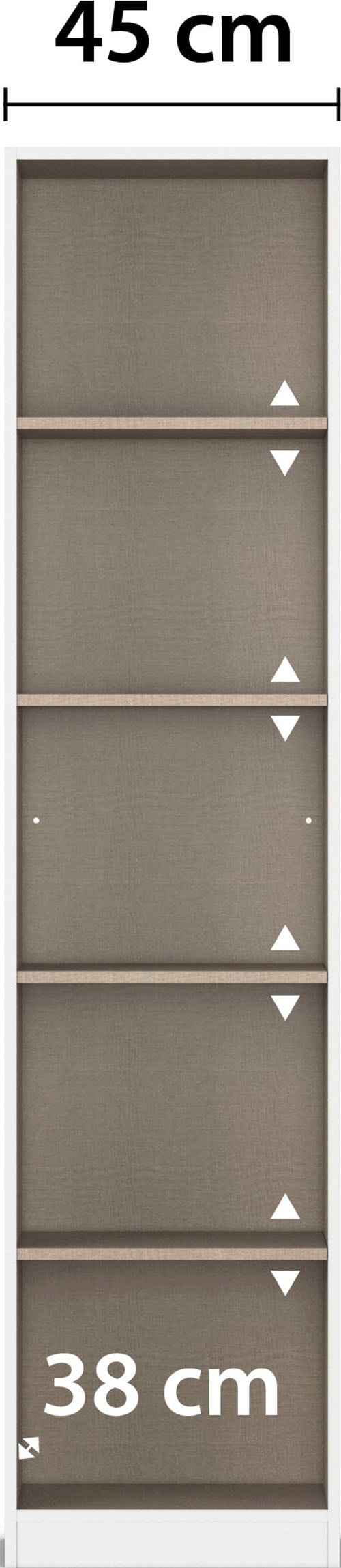 rauch Mehrzweckschrank »Garderobe Kleiderschrank Schrank Schuhschrank Putzschrank MINOSA« Breiten 47/69/91/136 cm, Höhen 197/210 cm, 