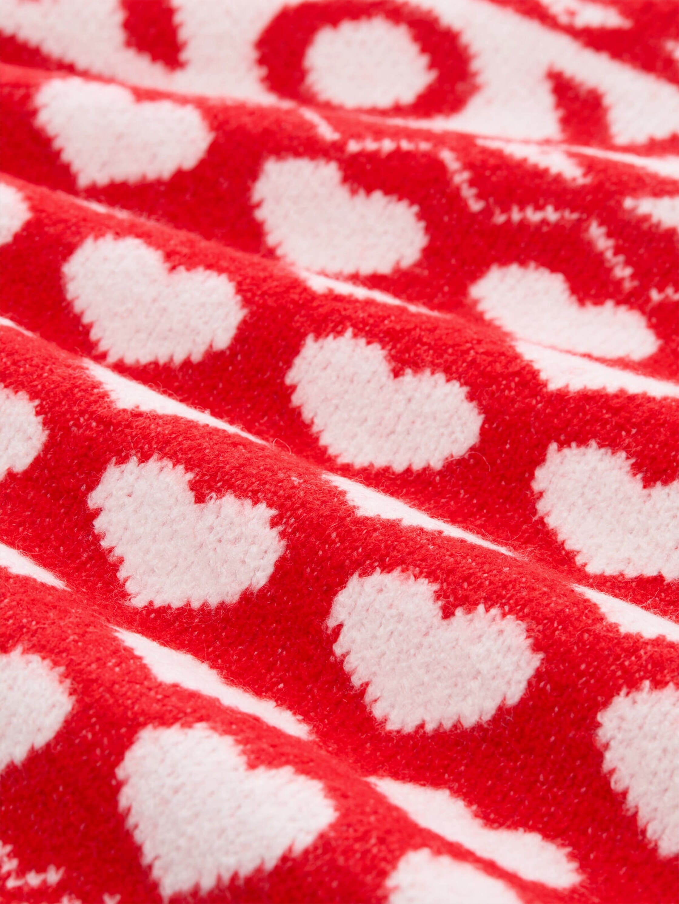 TOM TAILOR Denim Strickpullover mit Allover-Muster