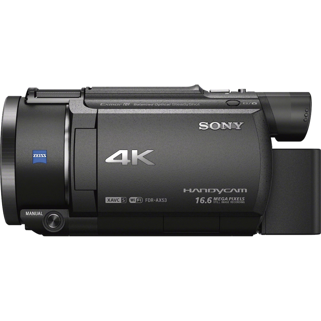 Sony Camcorder »FDRAX53VGPDI.EU«, 4K Ultra HD, NFC-WLAN (Wi-Fi), 20 fachx opt. Zoom