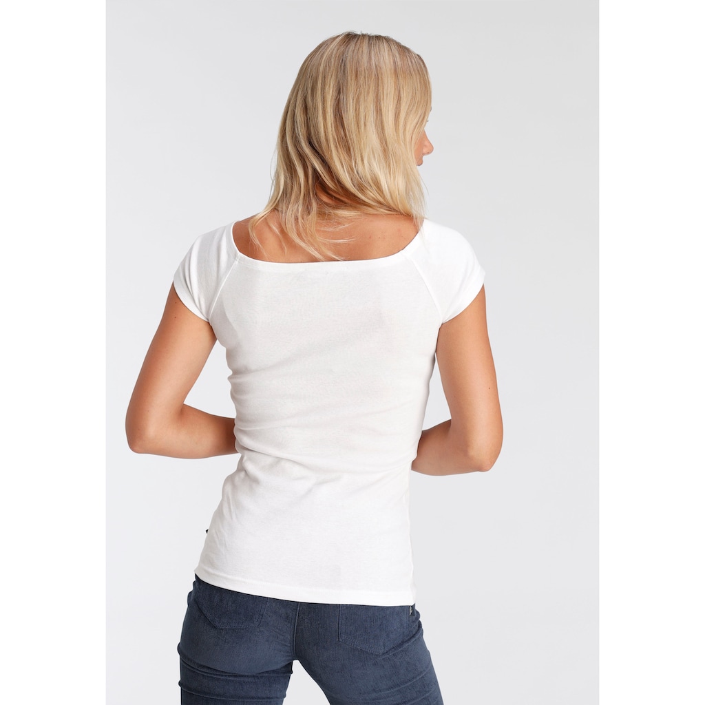 Arizona Carmenshirt »Off-Shoulder«, variabel tragbar