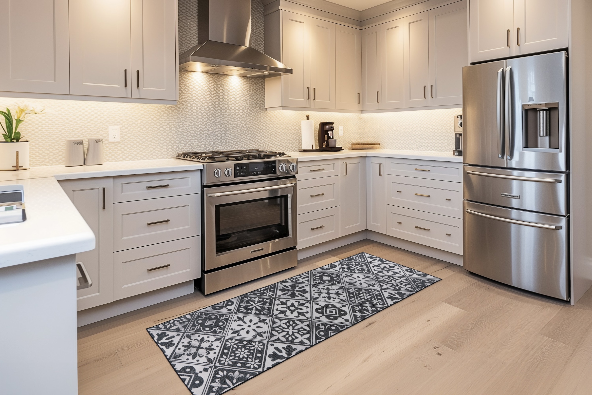 Kayoom Küchenläufer »Pyron 725« rechteckig 6 mm Höhe Flachgewebe, rutschhemmend, Küche