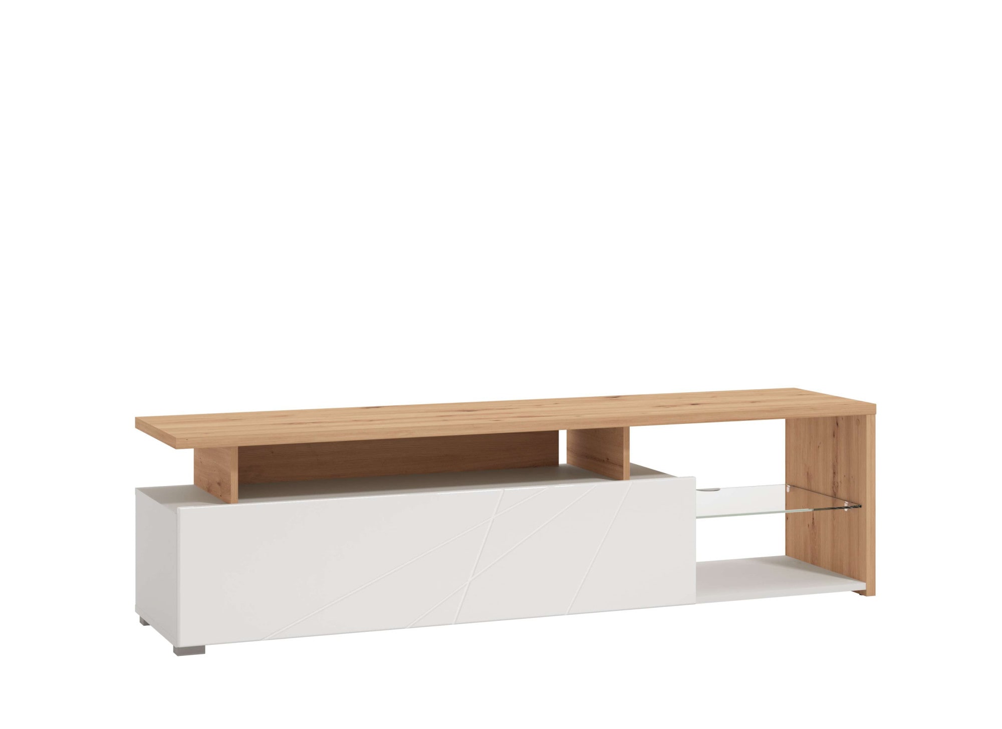 INOSIGN Lowboard »Arctic TV-Board«, TV-Kommode,Br. 170 cm, mit und ohne LED-Beleuchtung,Front mit Fräsung