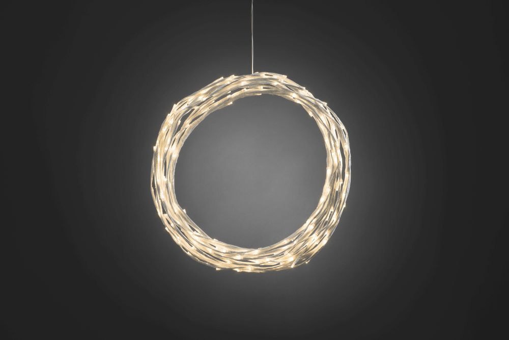 KONSTSMIDE LED-Lichterkette »Weihnachtsdeko aussen«, variabel als Lichterkranz/Lichtergirlande, 240 warmweiße Dioden