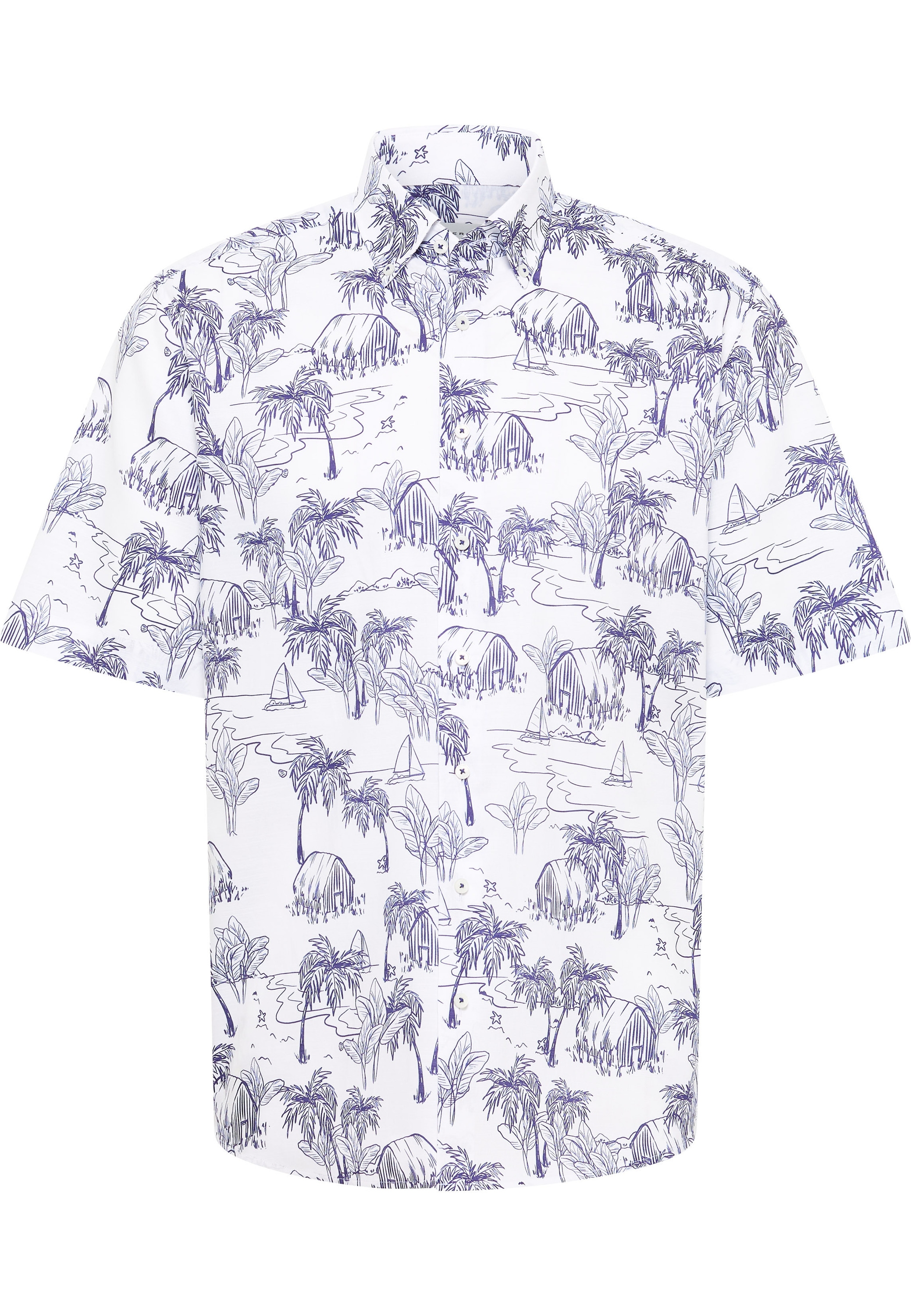 Eterna Kurzarmhemd »MODERN FIT«, EASY IRON (bügelleicht)
