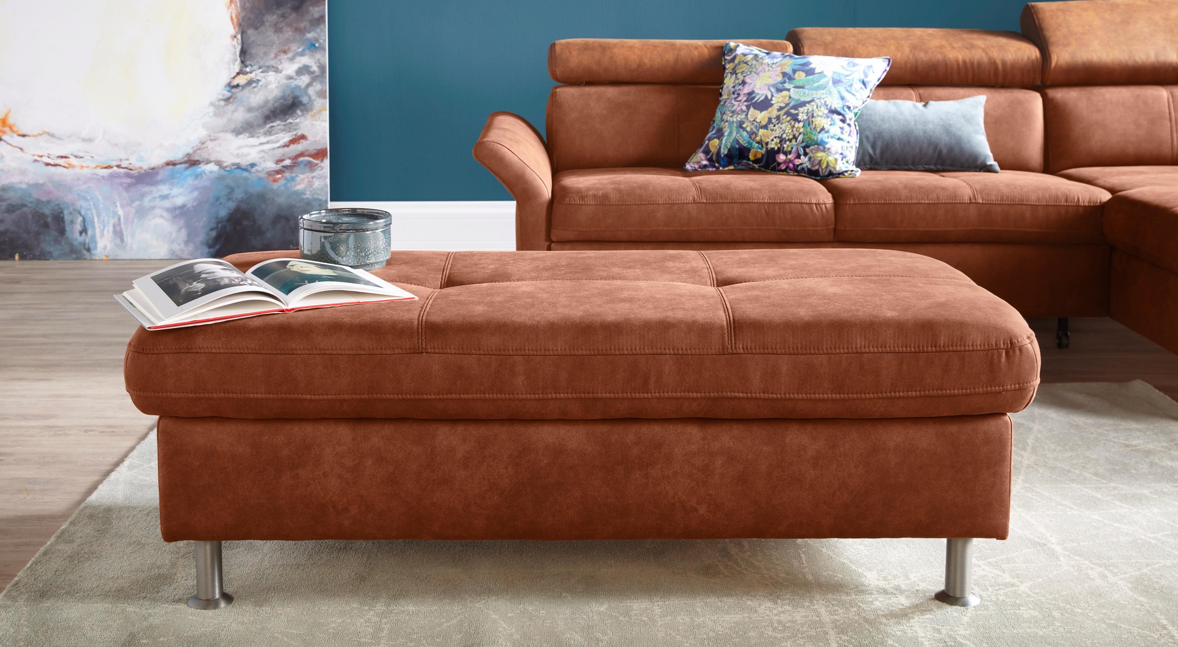 exxpo - sofa fashion Hocker »Maretto Bankhocker mit tollem Sitzkomfort«, pr günstig online kaufen