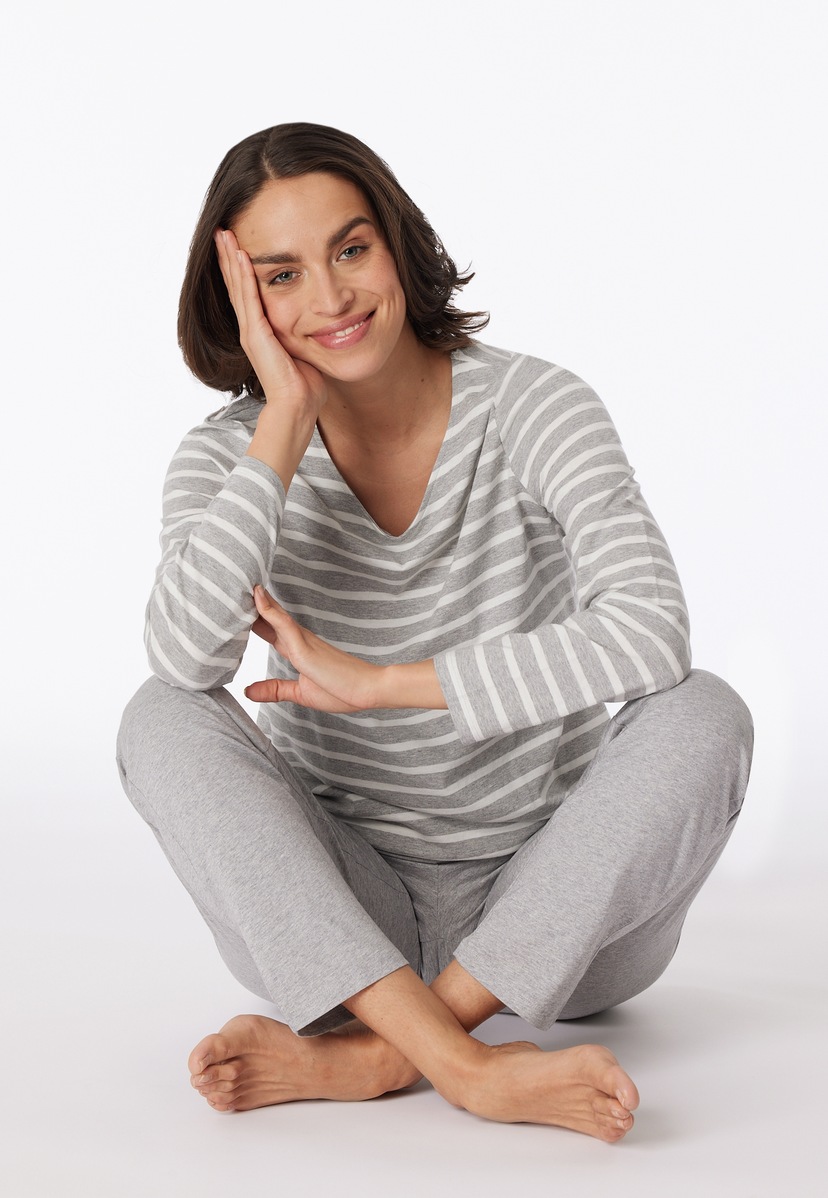 kaufen aus Capri-Pyjama Baumwolle (Set, online Triumph Schlafanzug, reiner 2 tlg.),