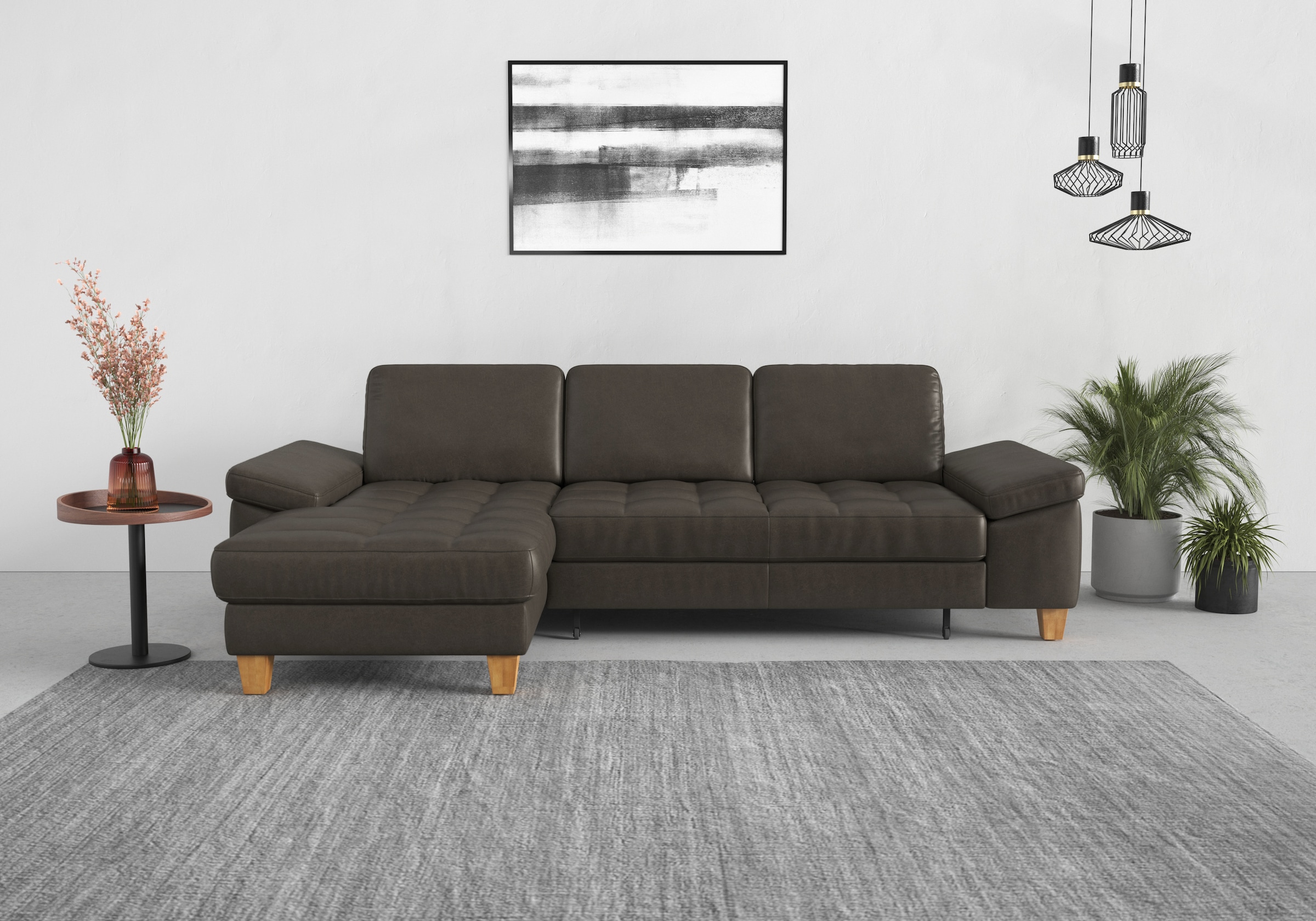 sit&more Ecksofa »Westham L-Form«, mit Recamiere, mit oder ohne Bettfunktio günstig online kaufen