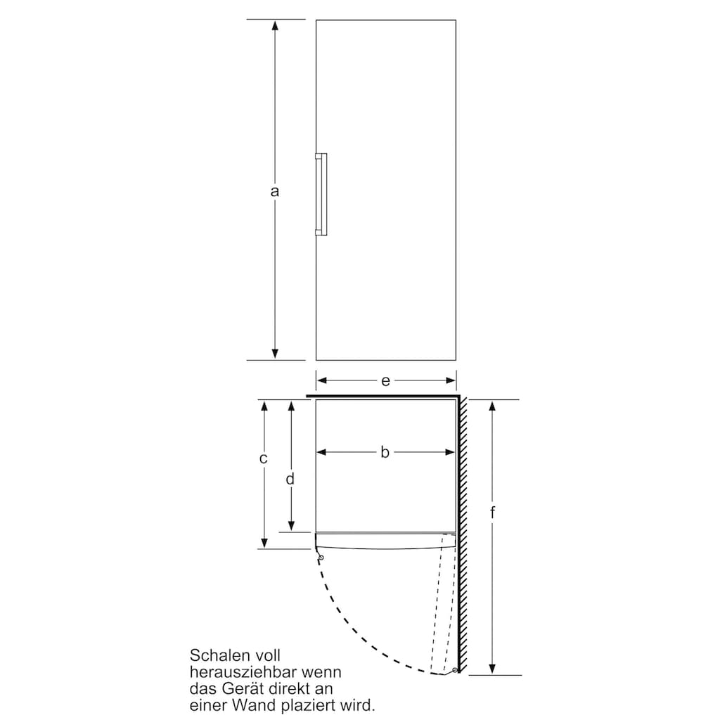 BOSCH Gefrierschrank »GSN54AWCV«, 176 cm hoch, 70 cm breit