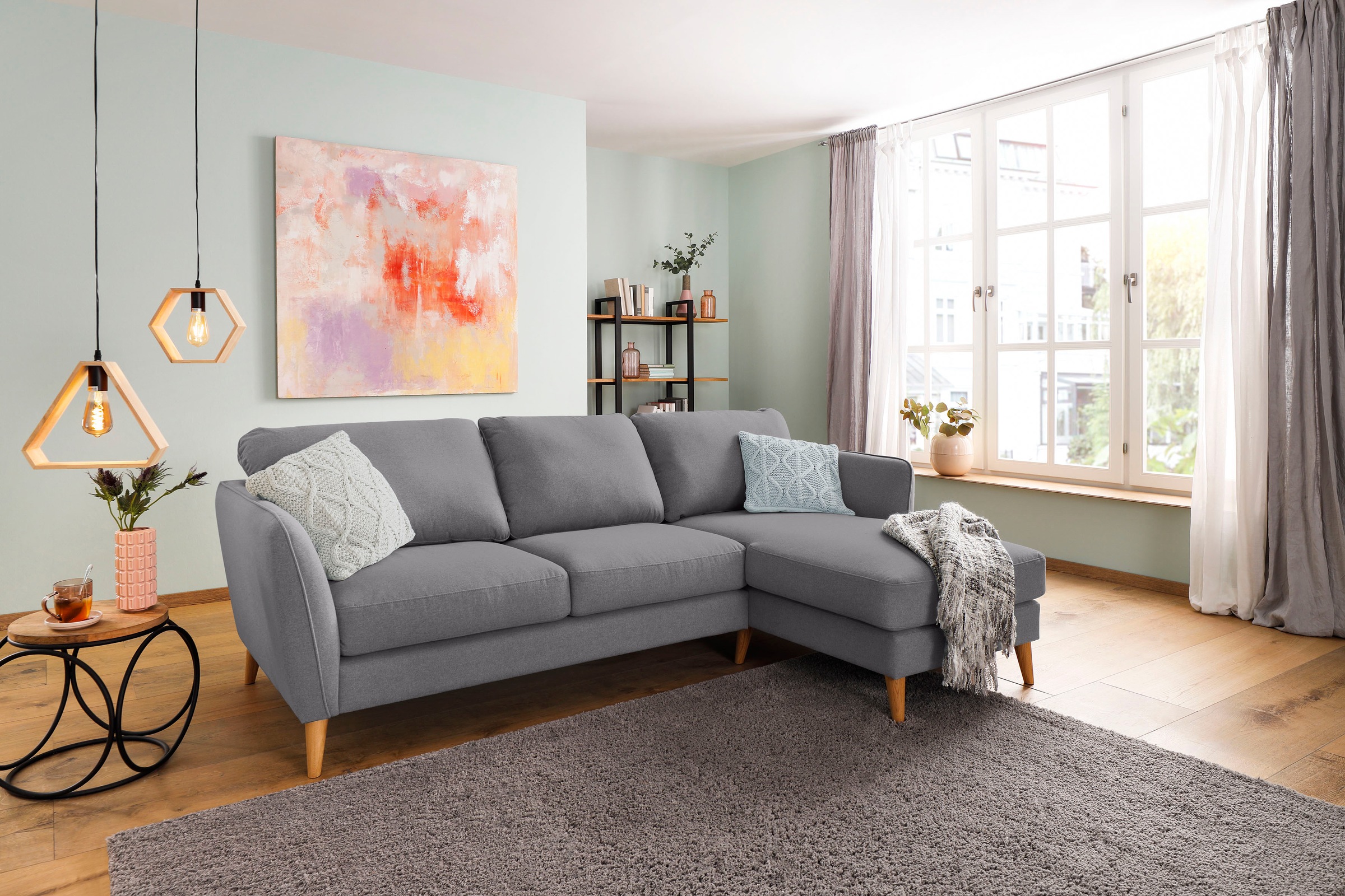 Home affaire Ecksofa »MARSEILLE (242/152cm),L-Form, Rec. rechts/links« Mass günstig online kaufen