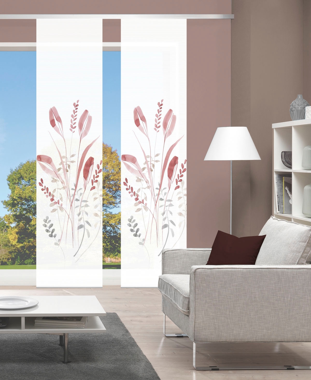 Vision S Schiebegardine »AYENE 2er SET« Paneelwagen 2 Stk. tlg. Schiebevorh günstig online kaufen