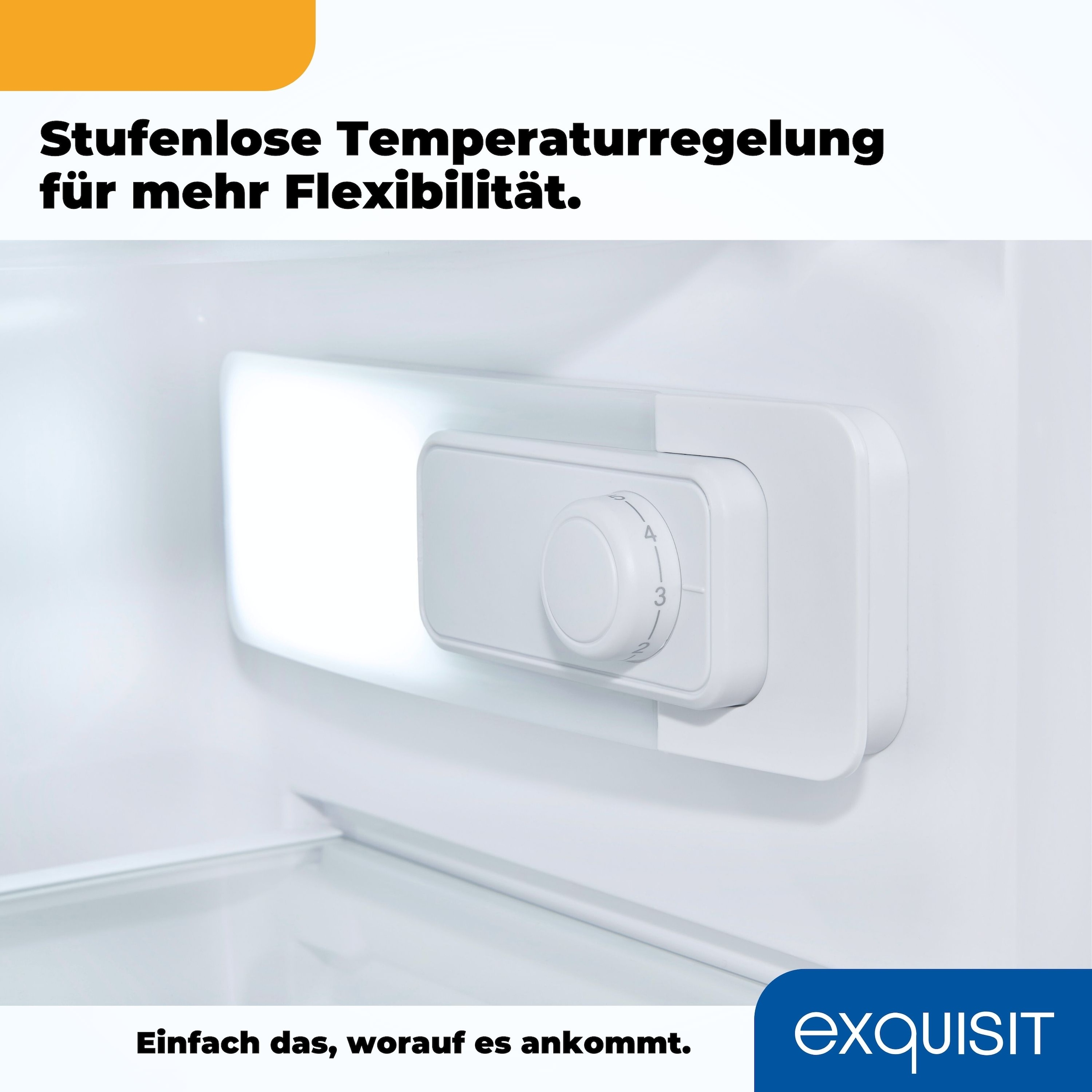 exquisit Kühlschrank »KS117-3-040E weiss«
