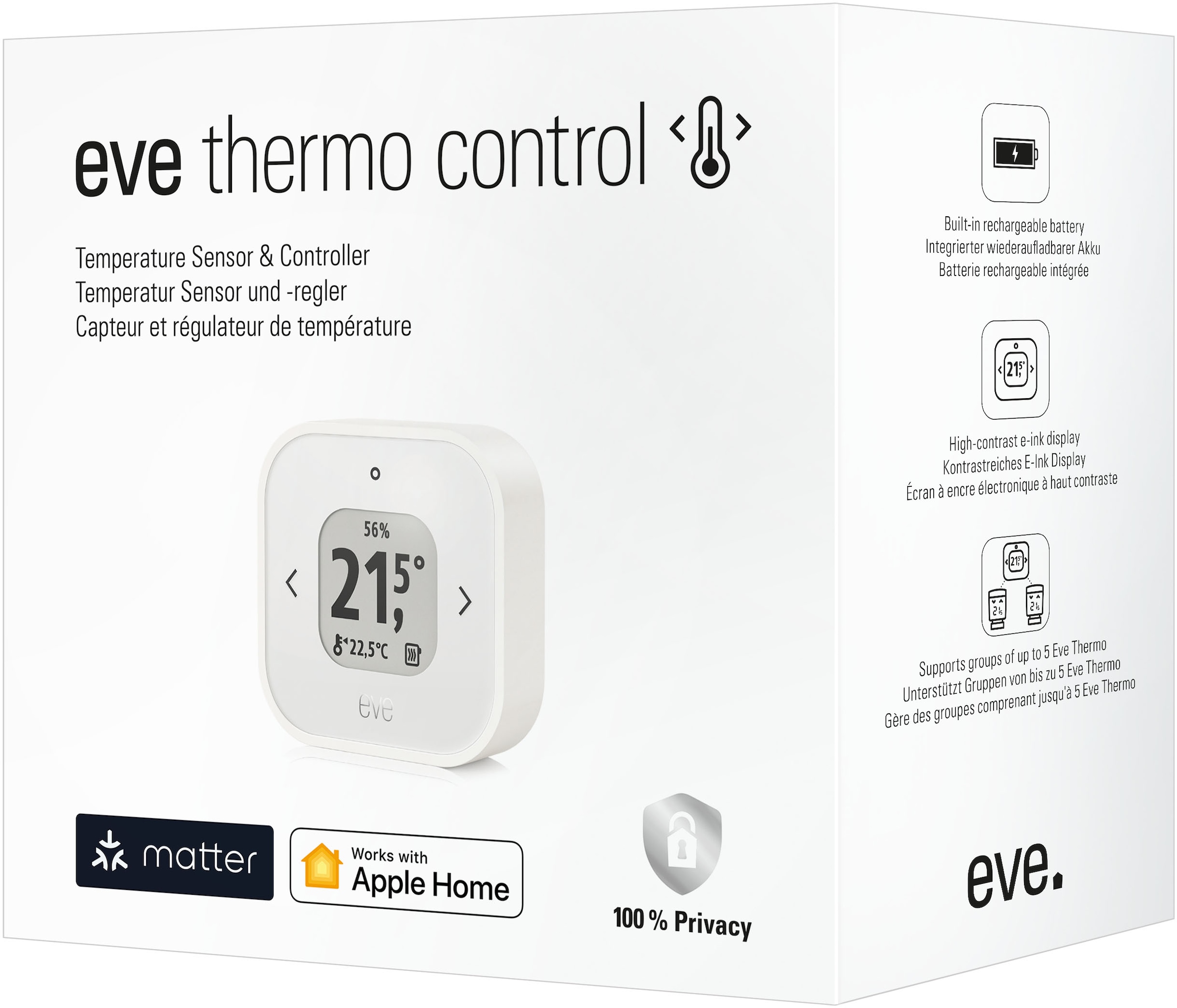 EVE Raumthermostat »Thermo Control«