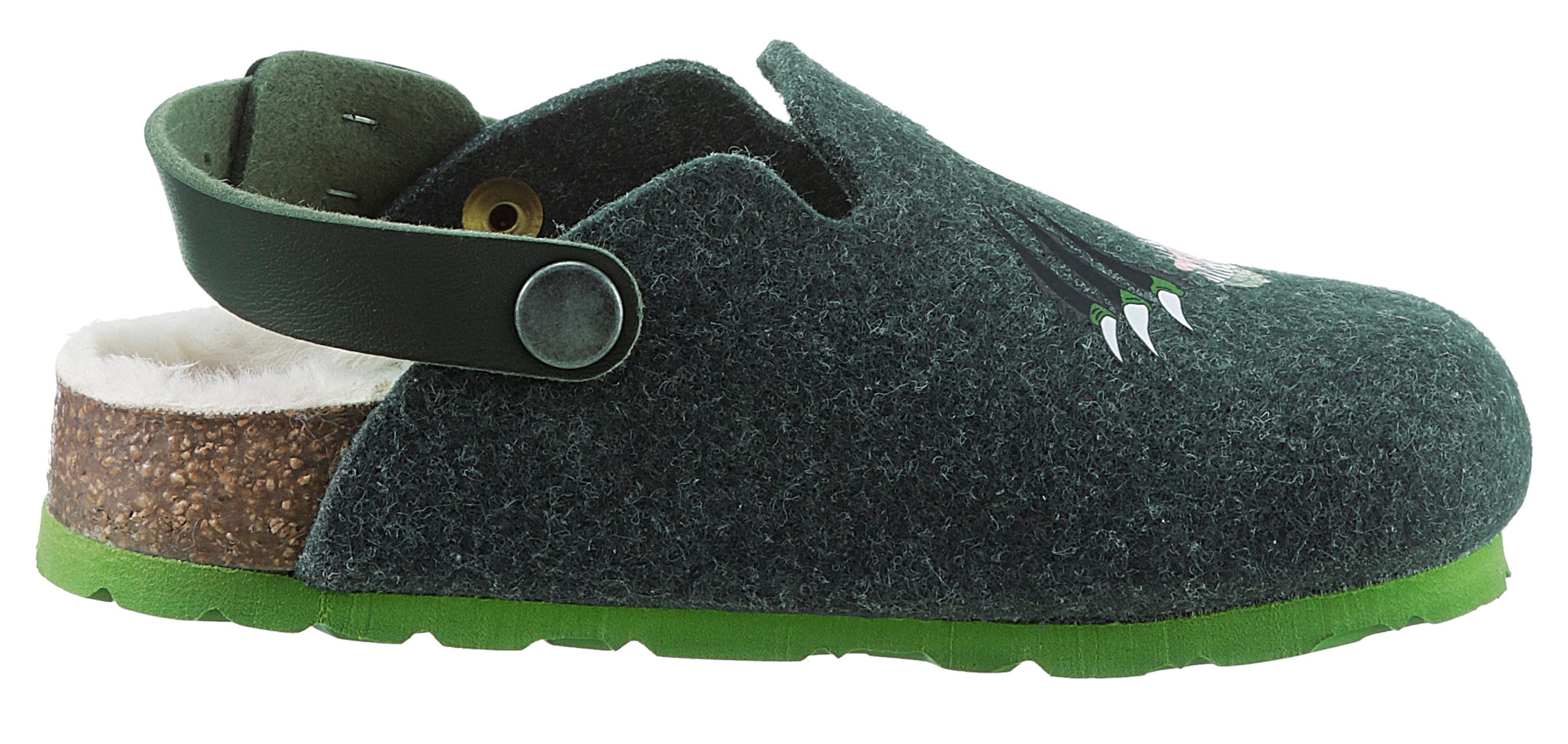 Superfit Pantoffel »FUSSBETTPANTOFFEL WMS: mittel«, mit wärmender Kunstfell-Innensohle