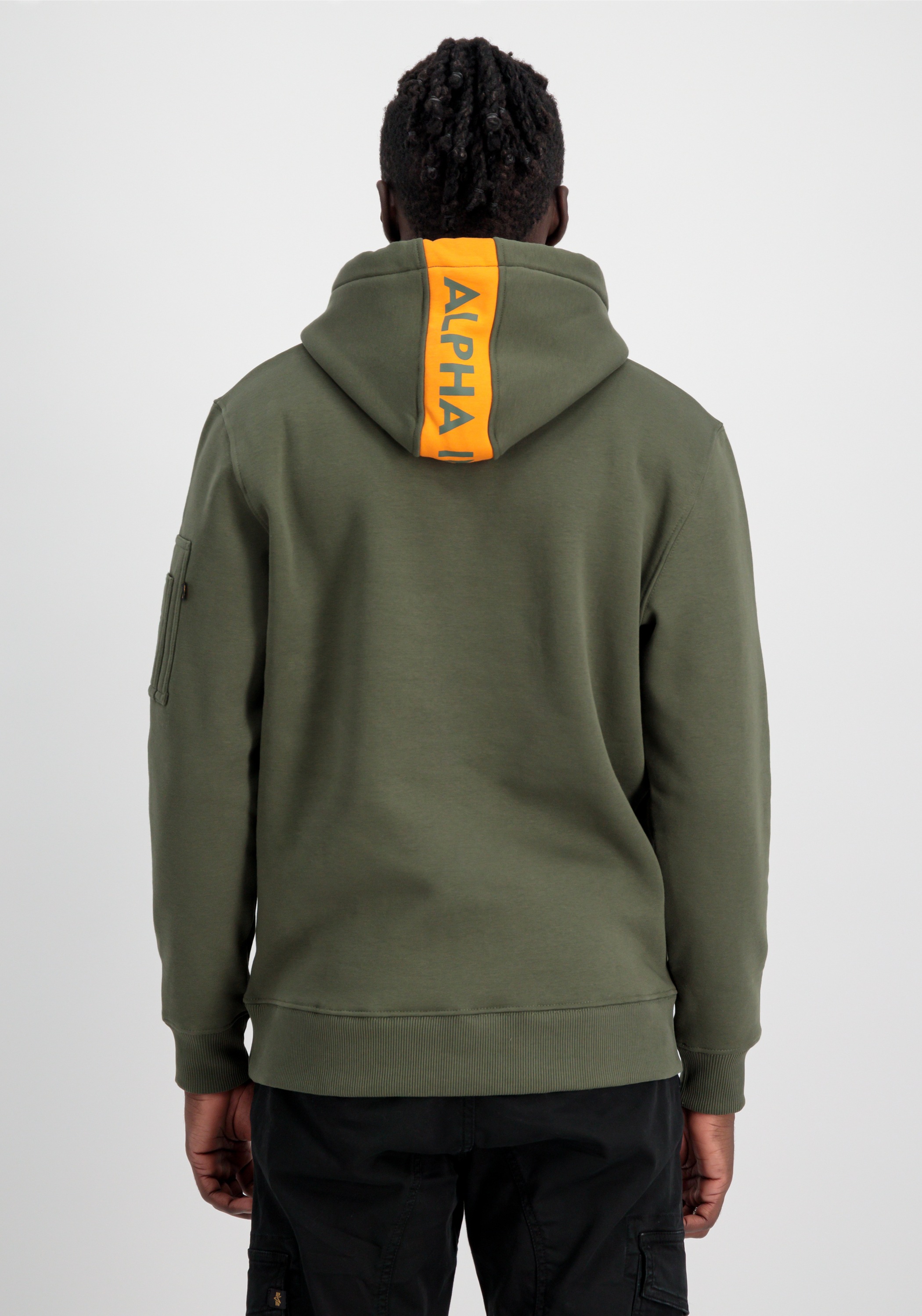 Alpha Industries Hoodie »Alpha Industries Men - Hoodies Red Stripe Hoodie«