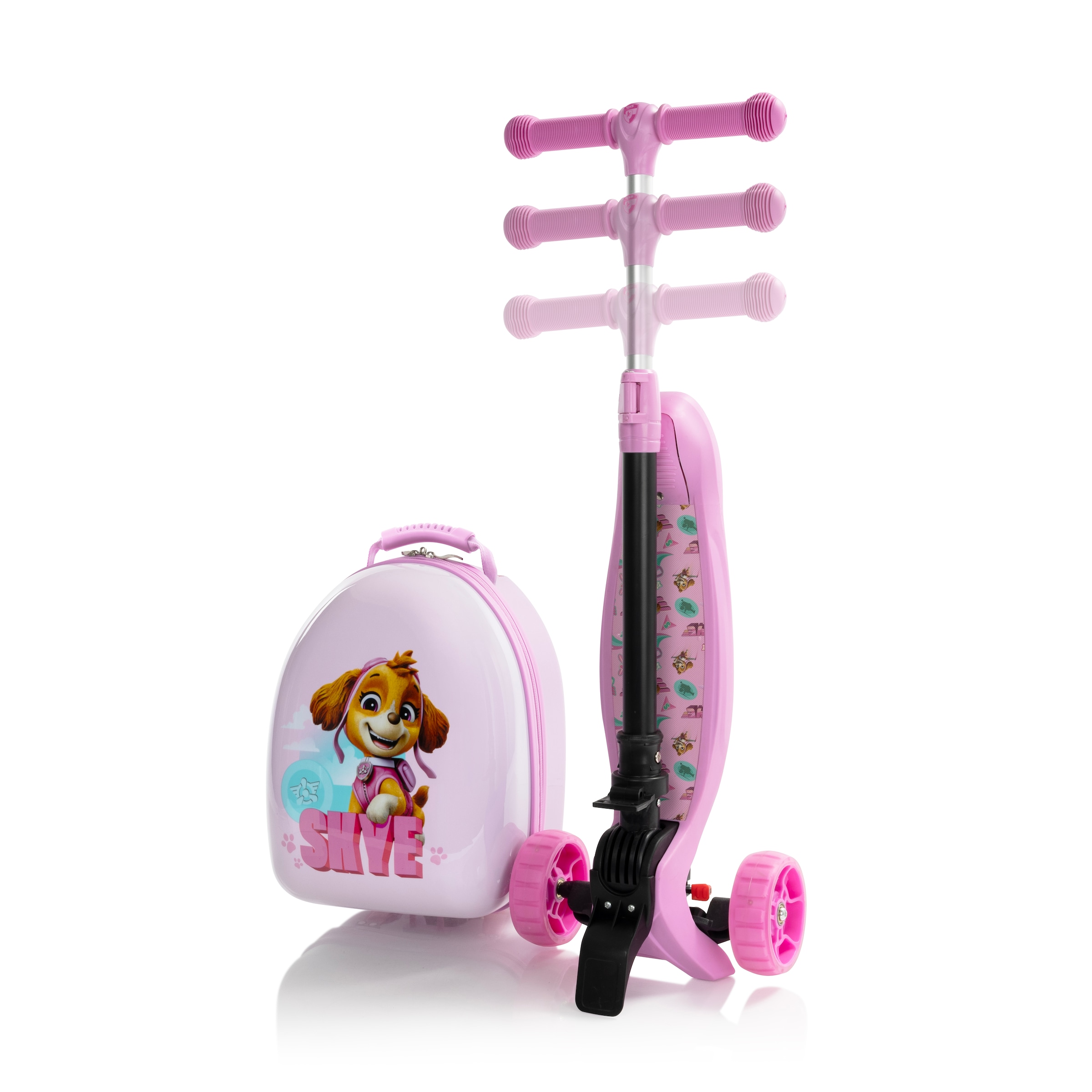 Heys Kinderkoffer »Heys Turbo Tots Scooter« Kindertrolley, Reisekoffer, Scooter aus schlagfestem Material