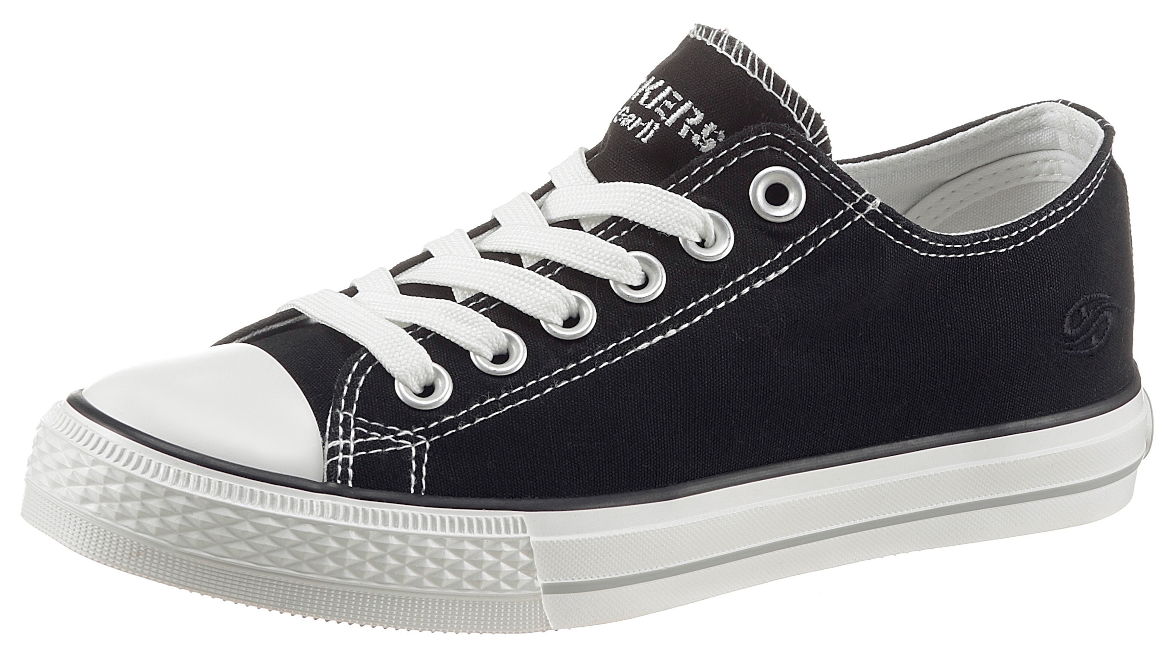 Dockers by Gerli Sneaker, mit dezenter Logo-Stickerei, Freizeitschuh, Halbschuh, Schnürschuh
