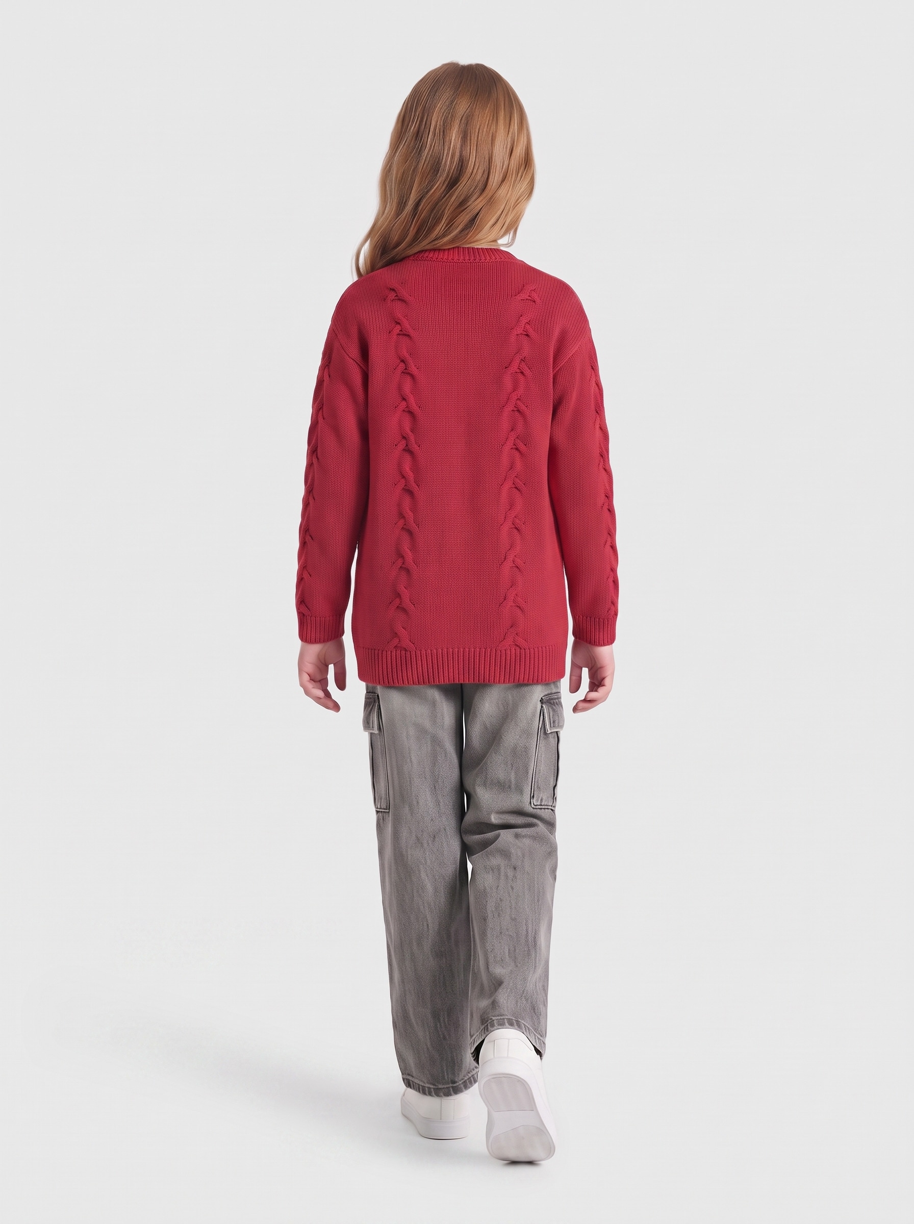 KIDS ONLY Strickjacke »KOGPEPPE LS CABLE CARDIGAN KNT« Baumwolle